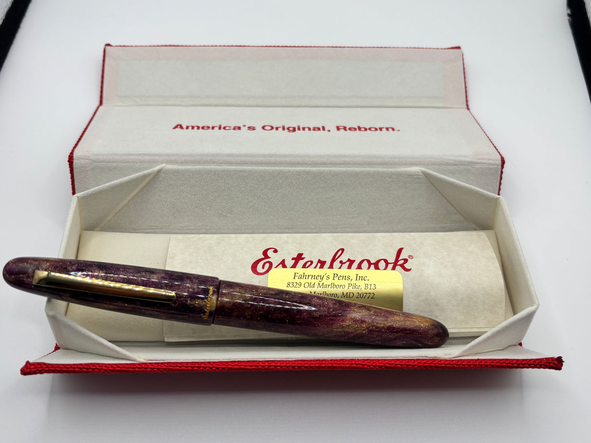 Esterbrook Estie Scribe Oversize Aqua Gold - Fountain Pen