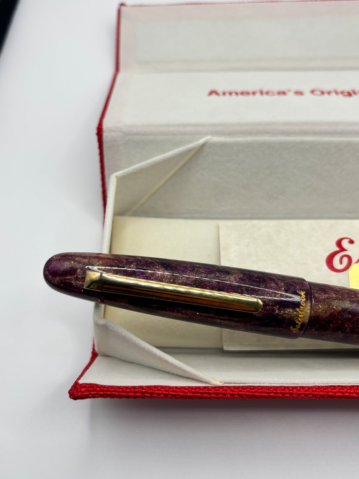 Esterbrook Estie Scribe Oversize Aqua Gold - Fountain Pen