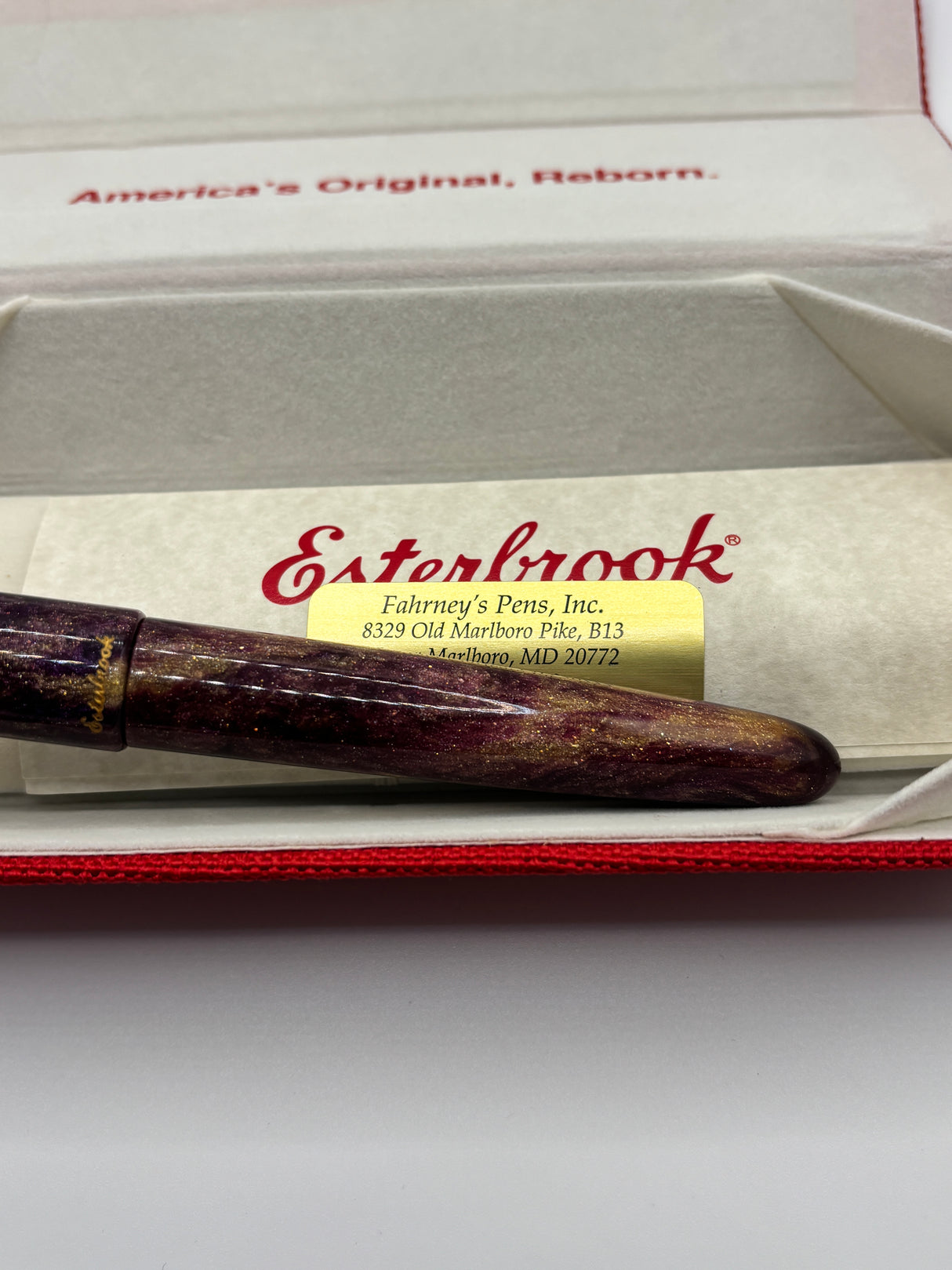Esterbrook Estie Scribe Oversize Aqua Gold - Fountain Pen