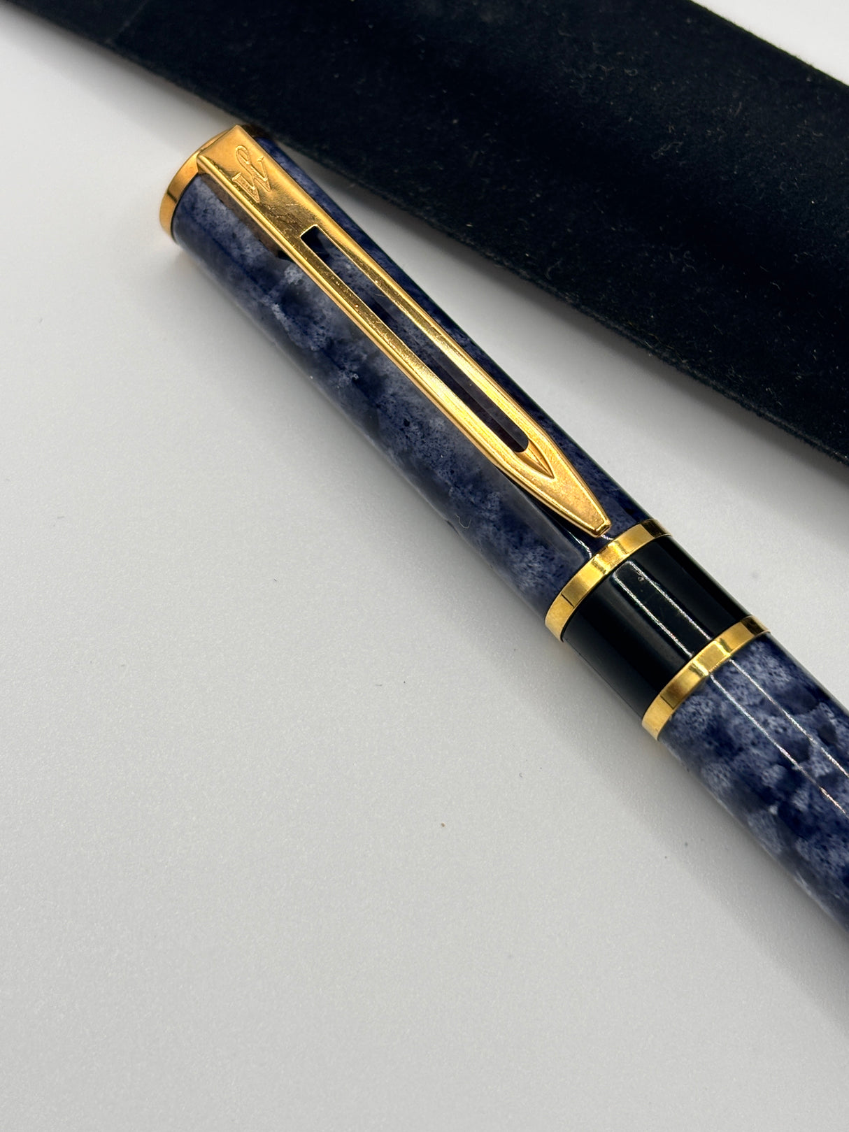 Waterman Laureat Blue Marble Lacquer - Fountain Pen
