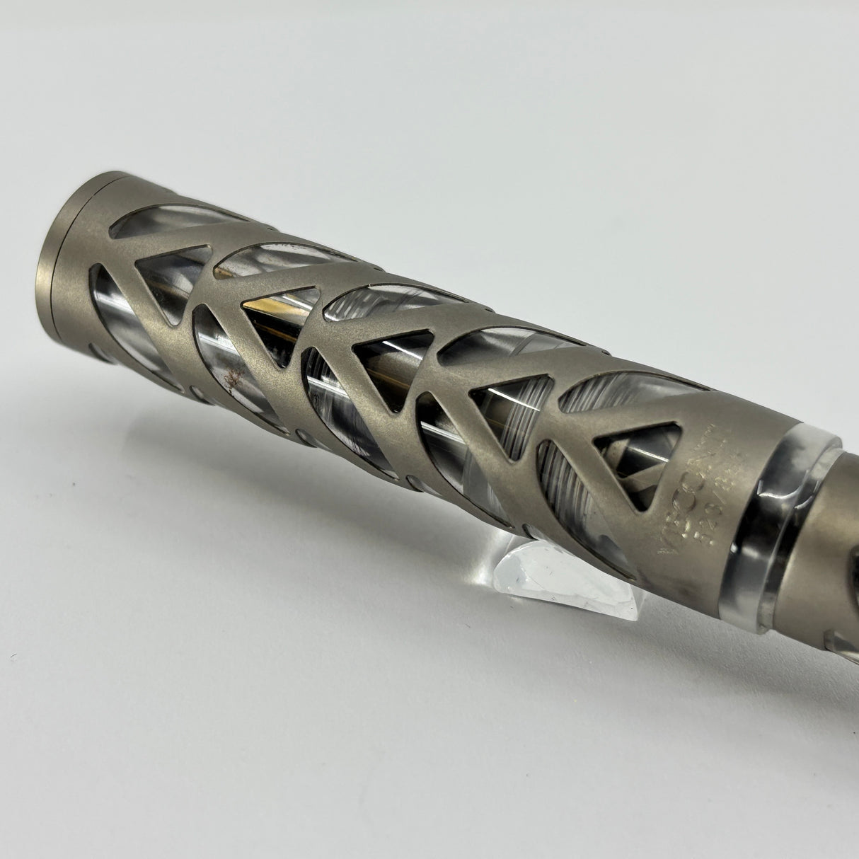 Visconti Titanium Skeleton Limited Edition Fountain Pen - Fine 18kt Gold Nib