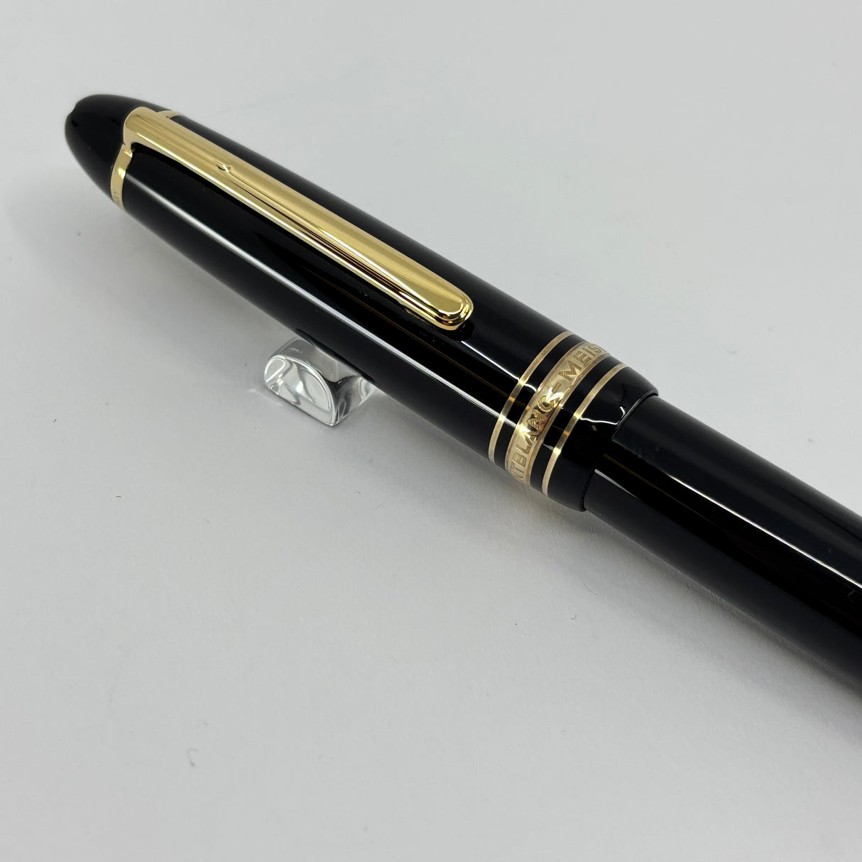 Montblanc Black Meisterstuck #146 LeGrand Fountain Pen - Fine 14kt Gold Nib