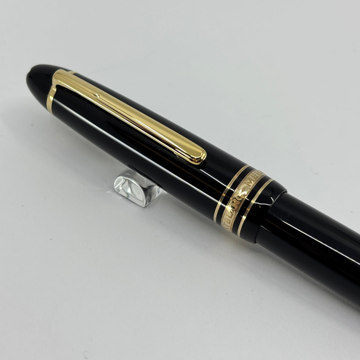 Montblanc Black Meisterstuck #146 LeGrand Fountain Pen - Fine 14kt Gold Nib