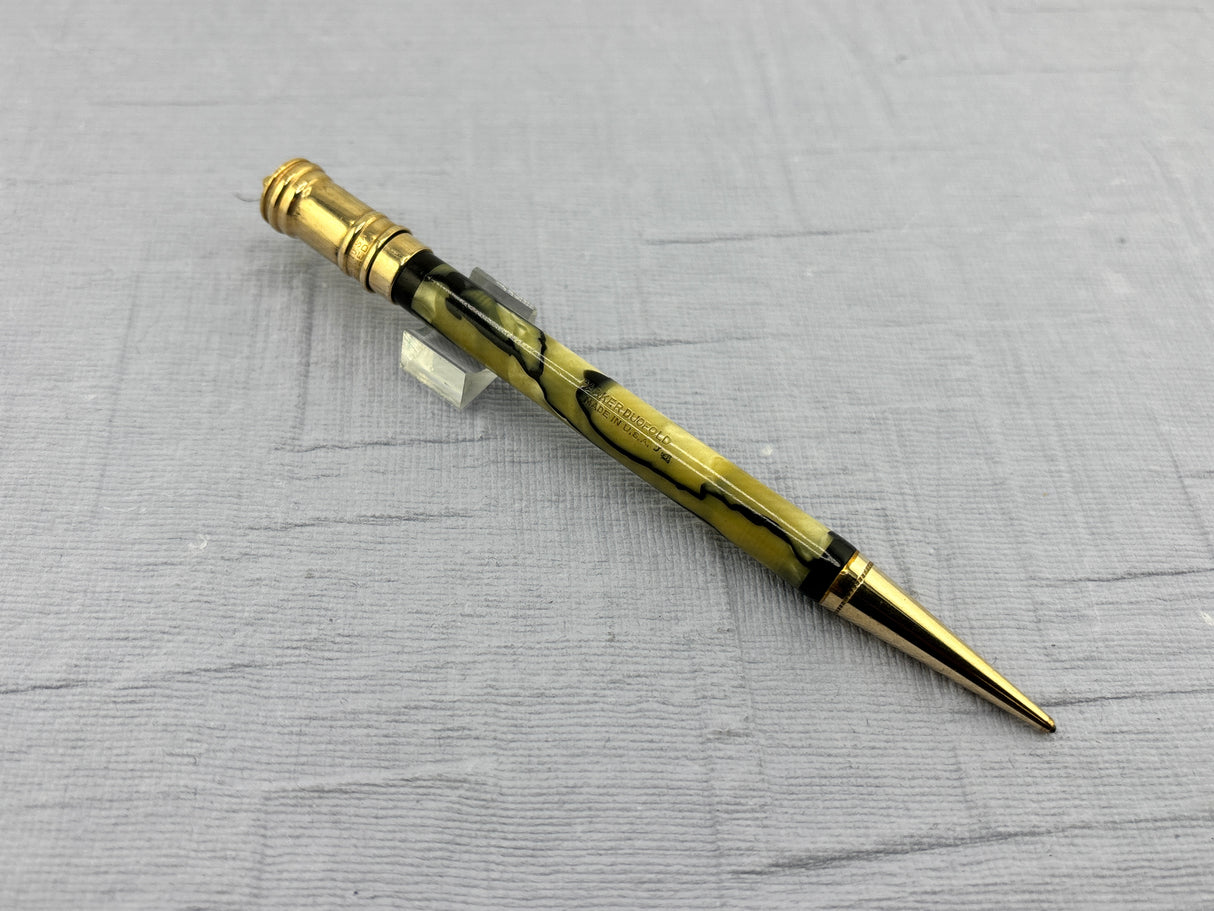 Parker Duofold Ring top Junior Black veined pearl - Pencil