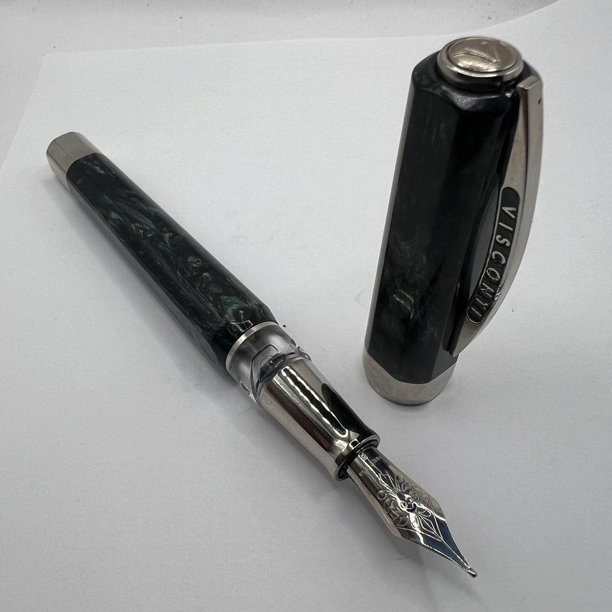 Visconti Oversized Opera Master Essence Stargazer Limited Edition Fountain Pen - Broad 18kt Gold Nib - LE# 74/88