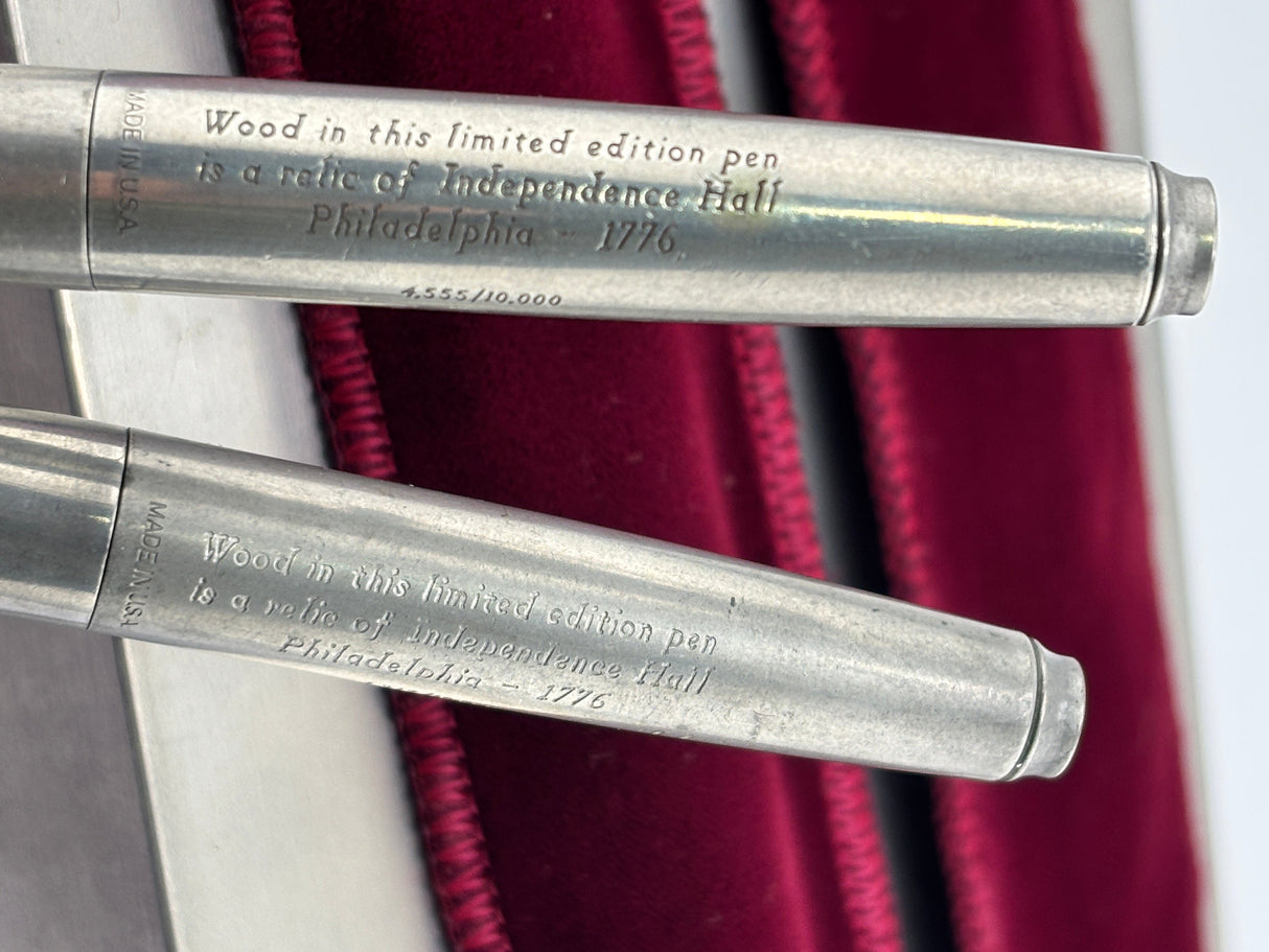 PARKER 75 Americana Pewter Set Bicentenial - Wonderful set in new condition and all complete of accessories