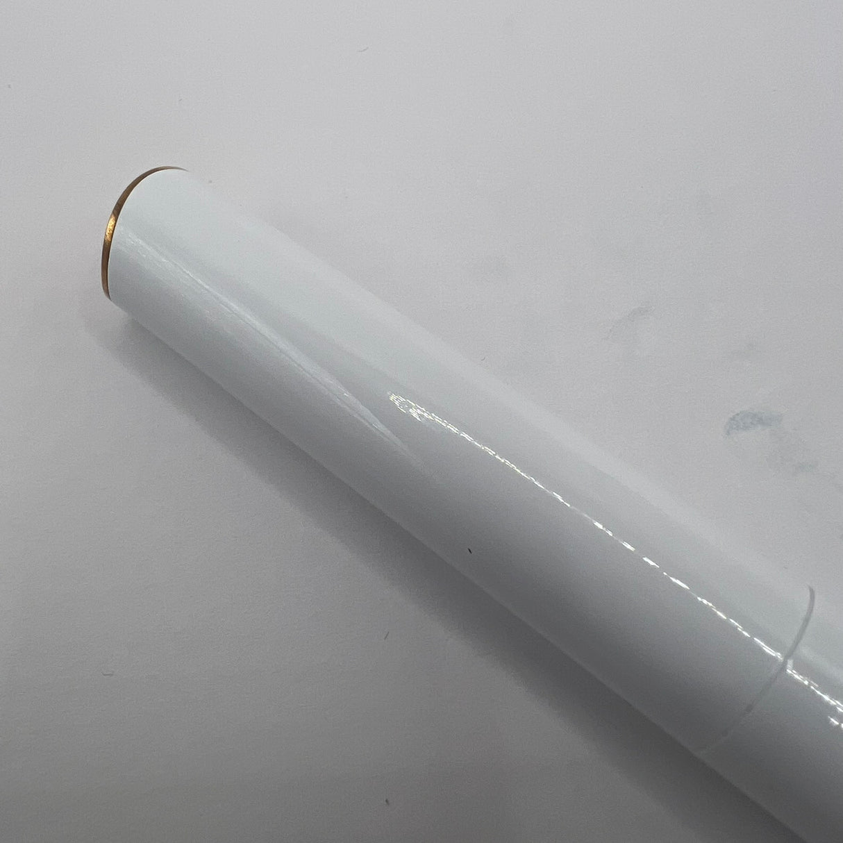 Lamy Dialog CC White Lacquered Retractable Nib Fountain Pen - Broad 14kt Gold Nib