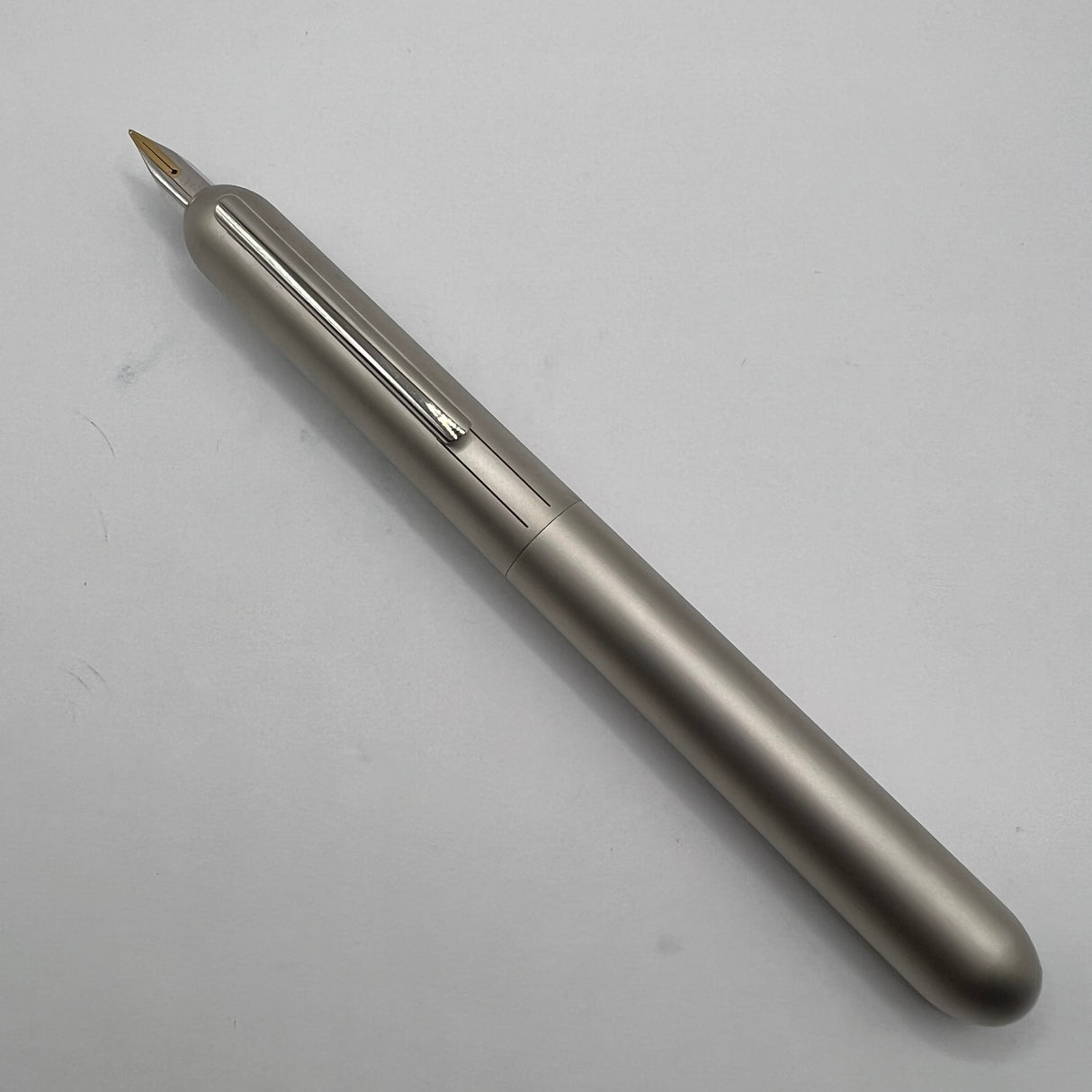 Lamy Dialog 3 Palladium Plated Finish, Retractable Nib Fountain Pen - Medium 14kt Gold Nib