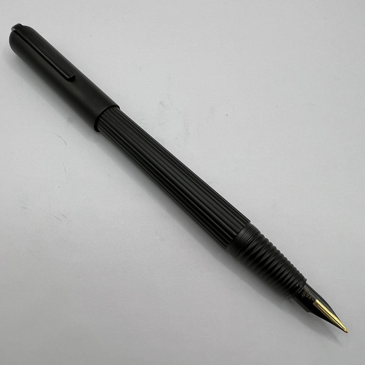 Lamy PVD-Coated Black Matte Imporium Fountain Pen - Broad 14kt Gold Nib
