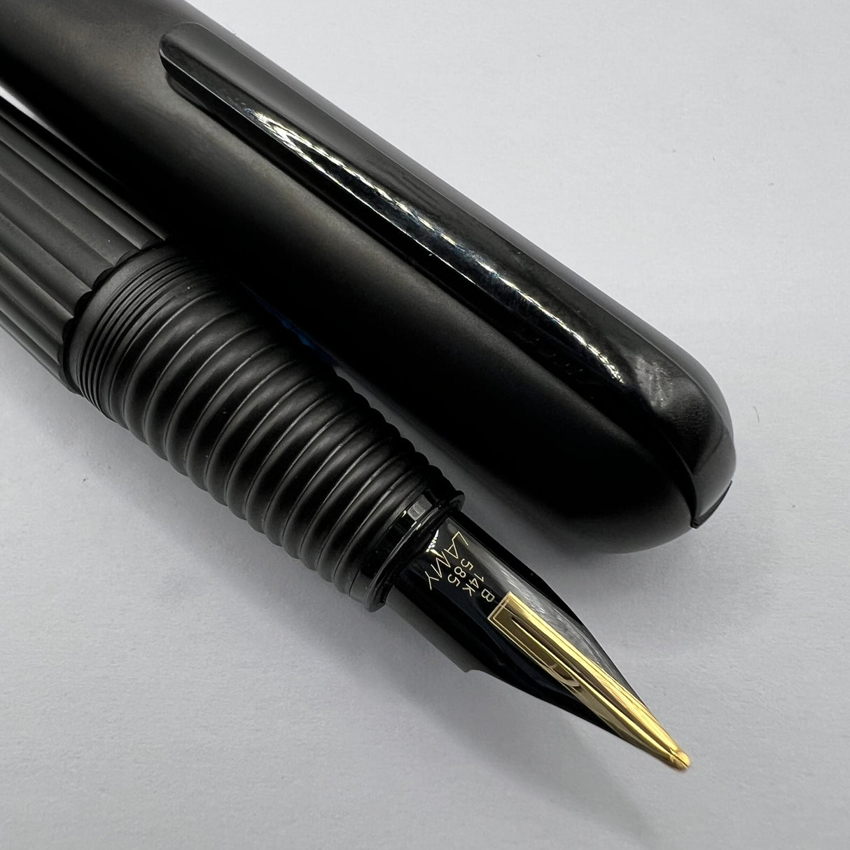 Lamy PVD-Coated Black Matte Imporium Fountain Pen - Broad 14kt Gold Nib