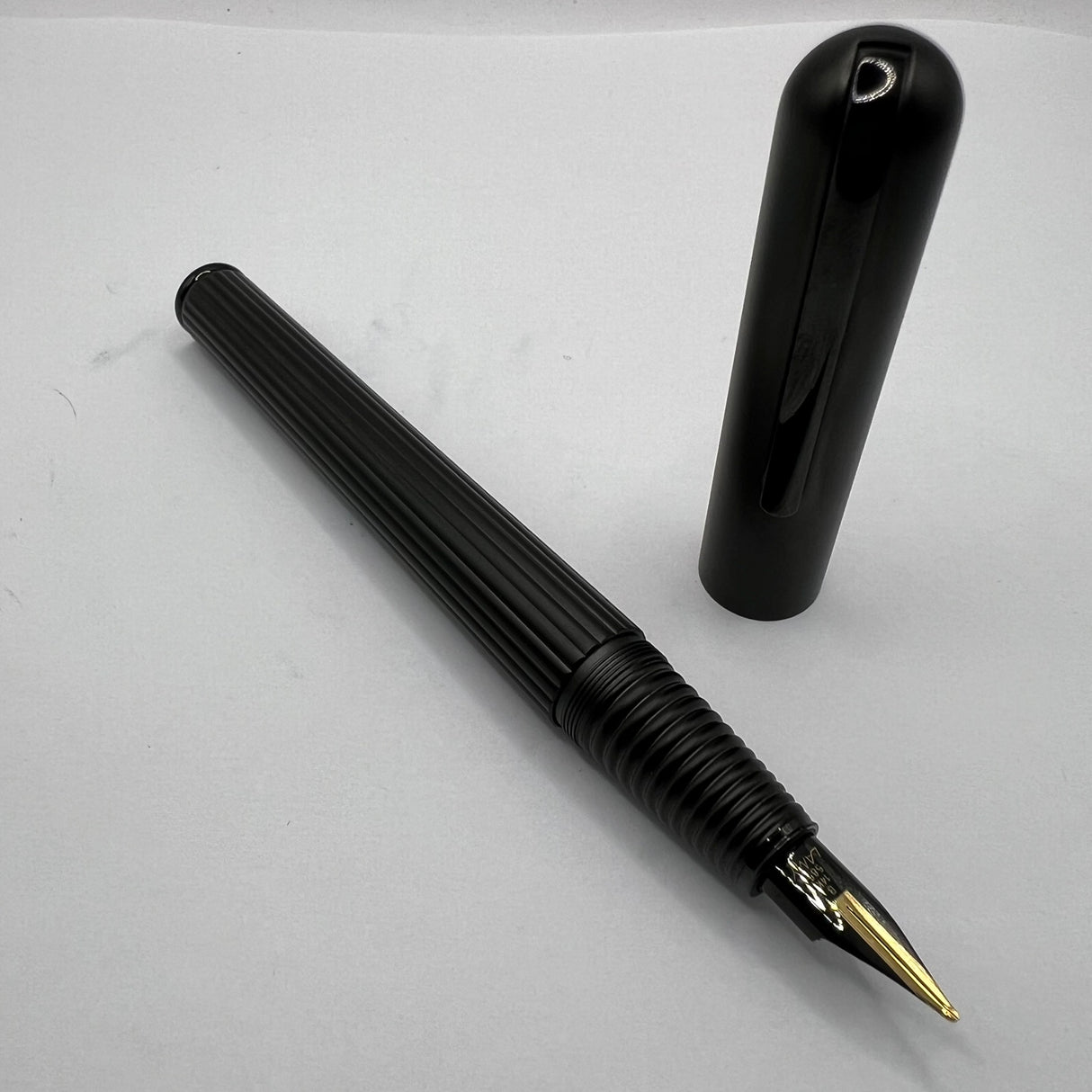 Lamy PVD-Coated Black Matte Imporium Fountain Pen - Broad 14kt Gold Nib