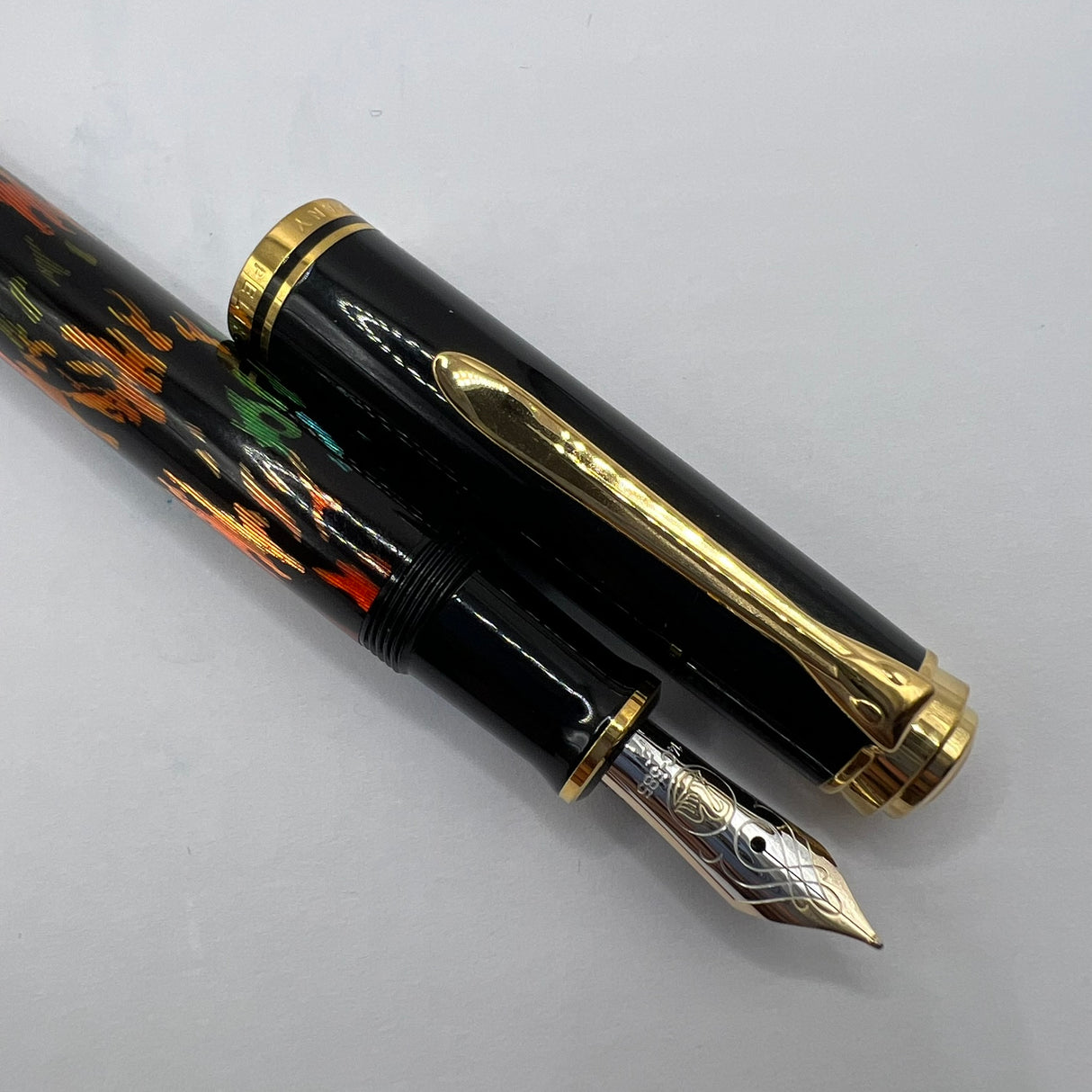 Pelikan M600 Art Collection Glauco Cambon Fountain Pen - Fine 14kt Gold Nib