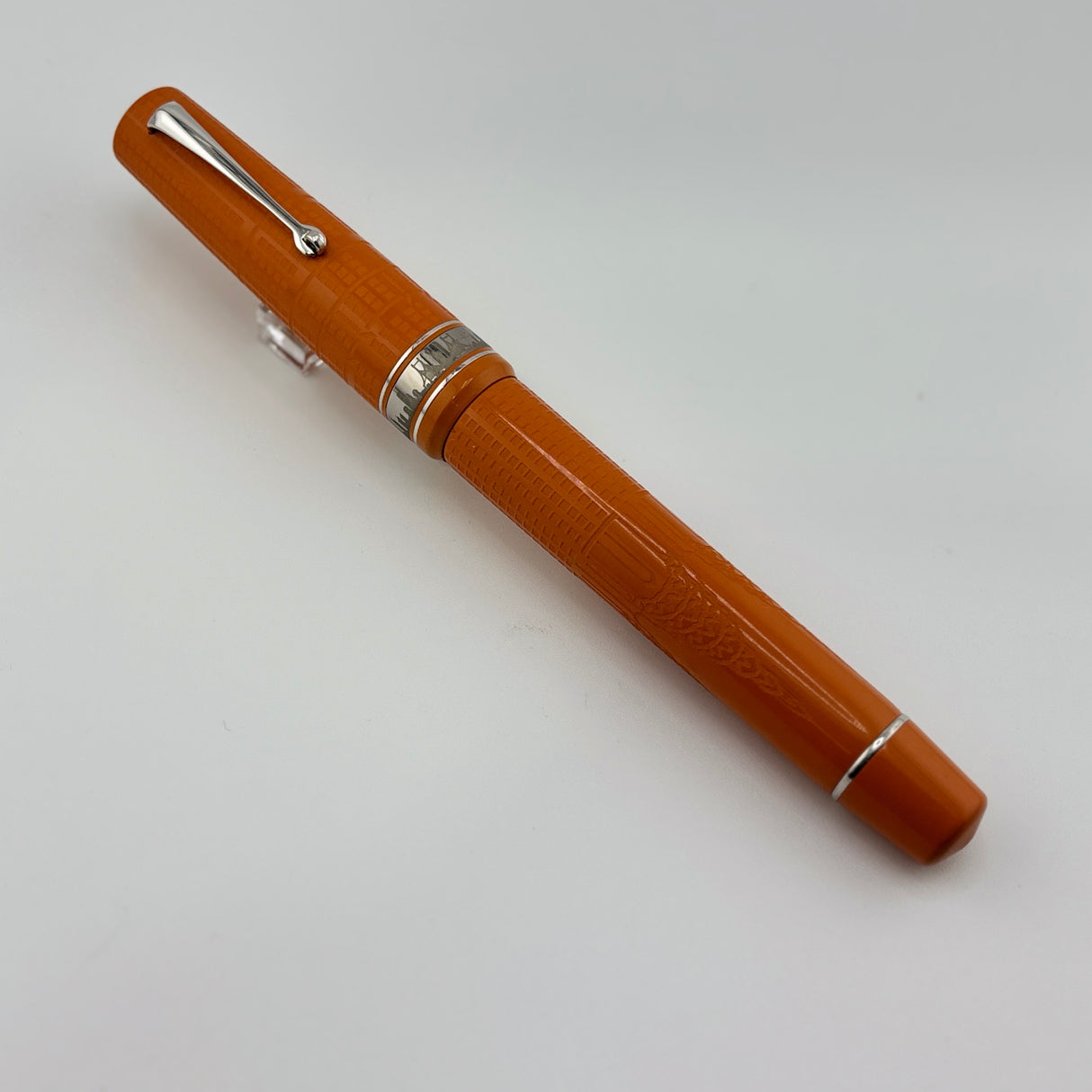 ASC Armando Simoni Club Bologna Extra "I Love New York" Chrysler Building Chased Orange Ebonite