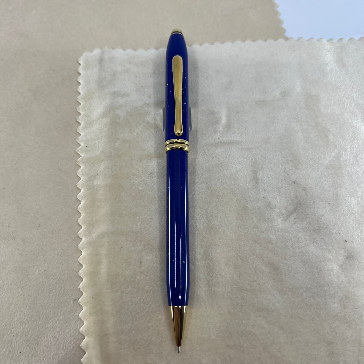 Cross Townsend Blue Lapis Lazuli/22K Gold Dust Mechanical Pencil 0.7mm
