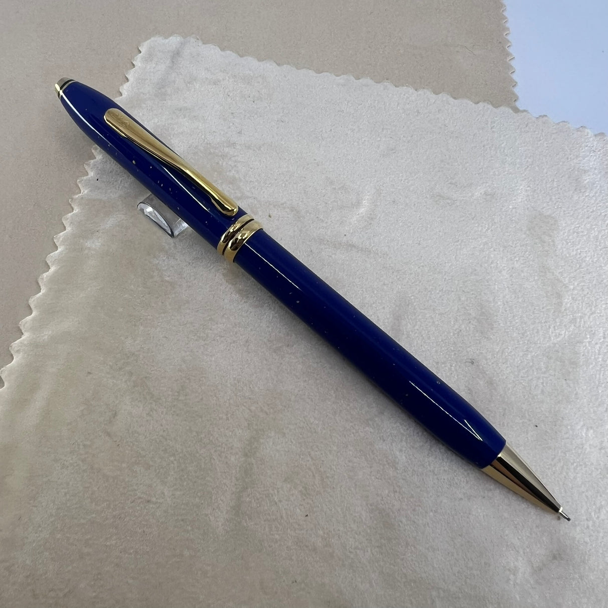 Cross Townsend Blue Lapis Lazuli/22K Gold Dust Mechanical Pencil 0.7mm