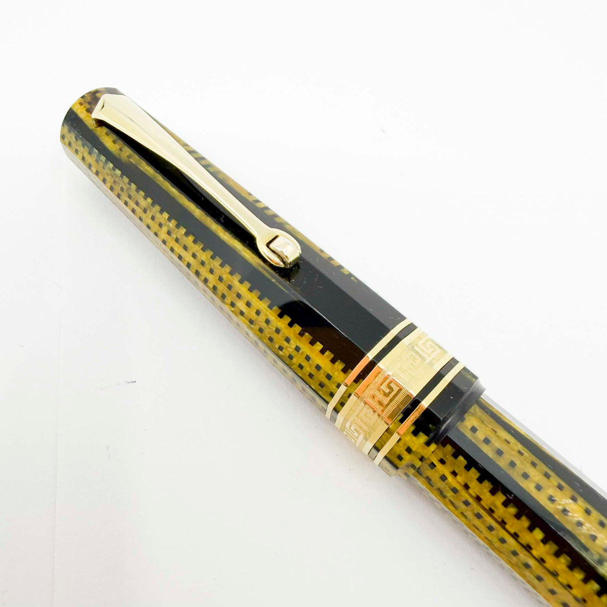 OMAS Original Arte Italiana Paragon "Vintage" Burkina Celluloid Limited Edition Fountain Pen - #49/80 - Fine "Extra Fleassible" 14Kt Gold Nib - One of the Most Desirable OMAS Celluloids and Nibs!