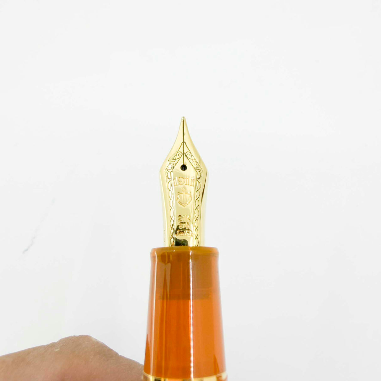 Sailor 1911L Large Butterscotch Limited Edition Fountain Pen (Only 100 of each Size Made-Fountain Pen Hospital Exclusive) - Broad 21kt Gold Nib