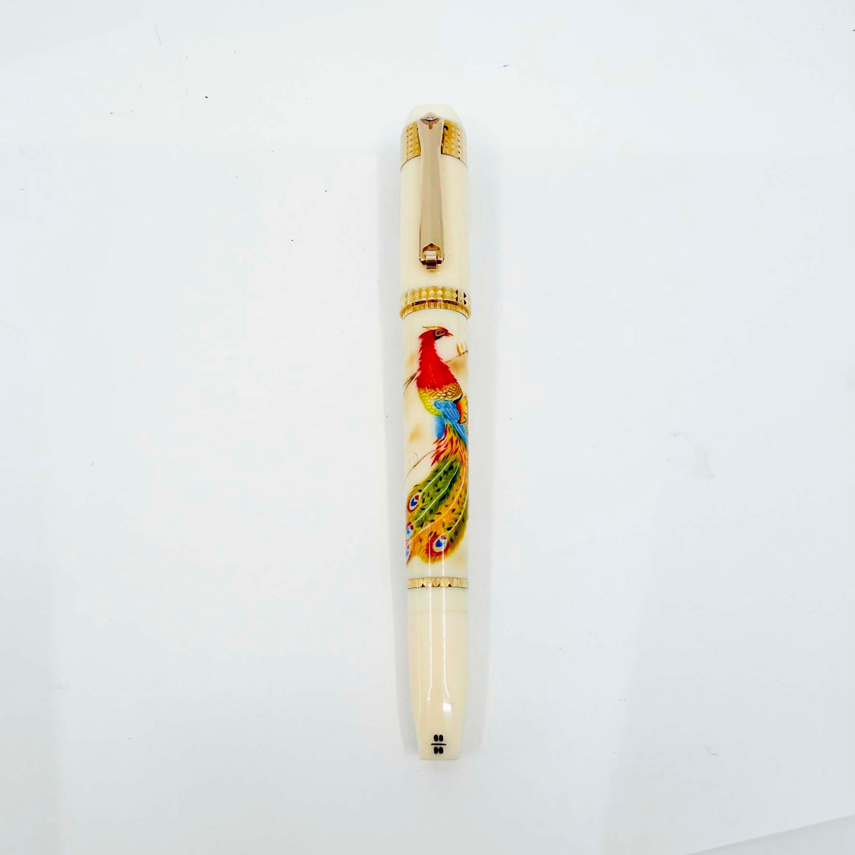 Tibaldi PHOENIX Ivory Resin Limited Edition Rollerball - Made by Montegrappa