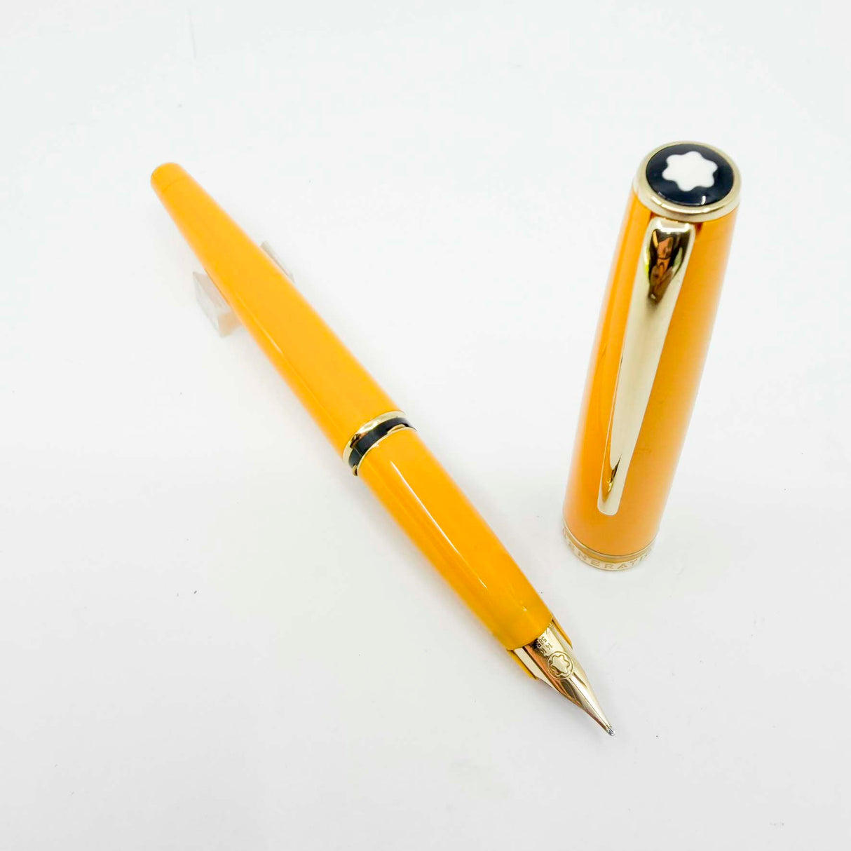 Montblanc Generation Yellow Fountain Pen - Medium 14kt Gold Nib