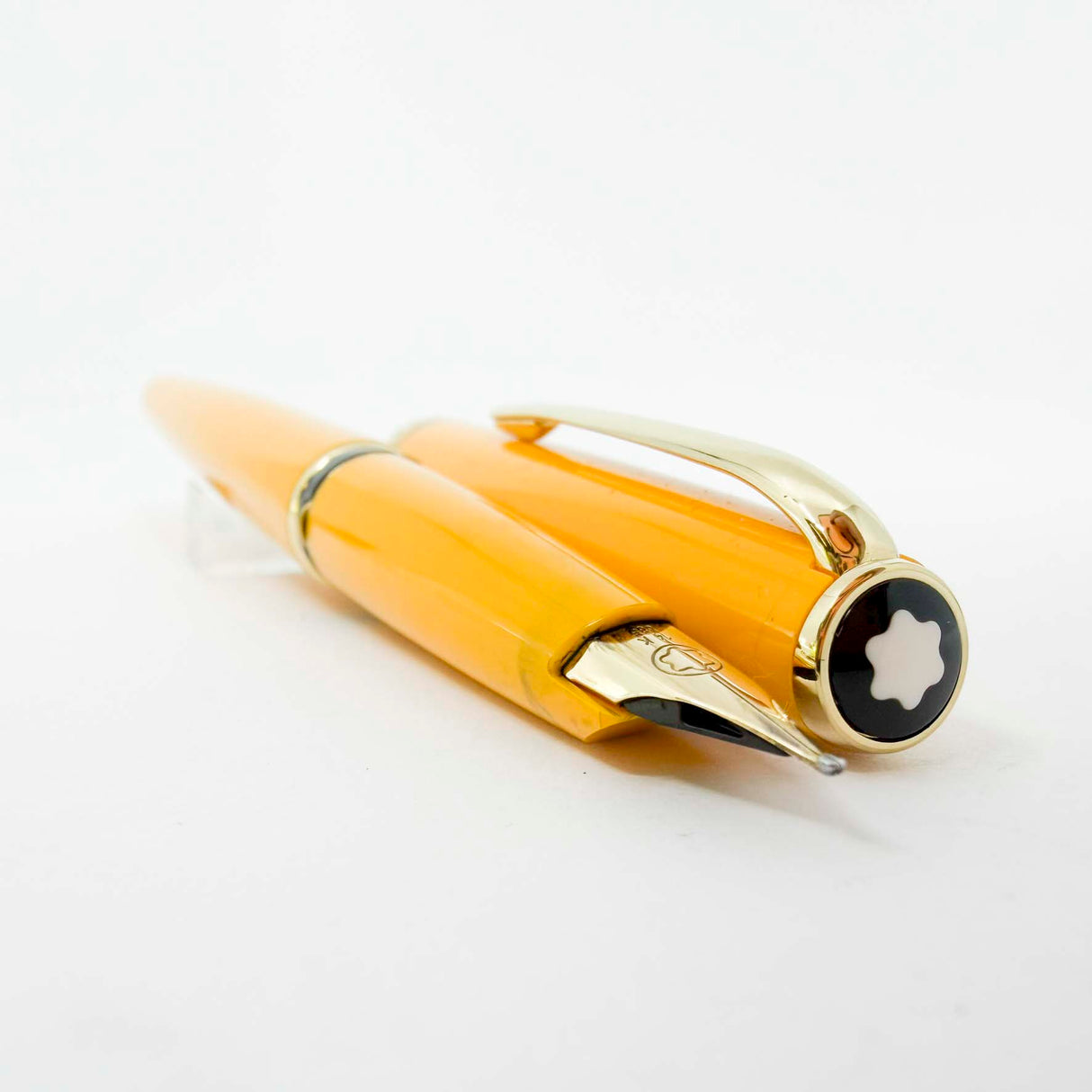 Montblanc Generation Yellow Fountain Pen - Medium 14kt Gold Nib