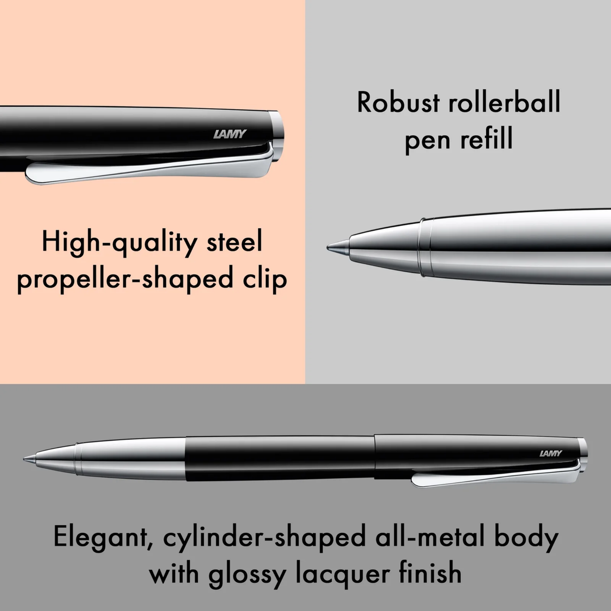 LAMY Studio Pianoblack Rollerball Collection