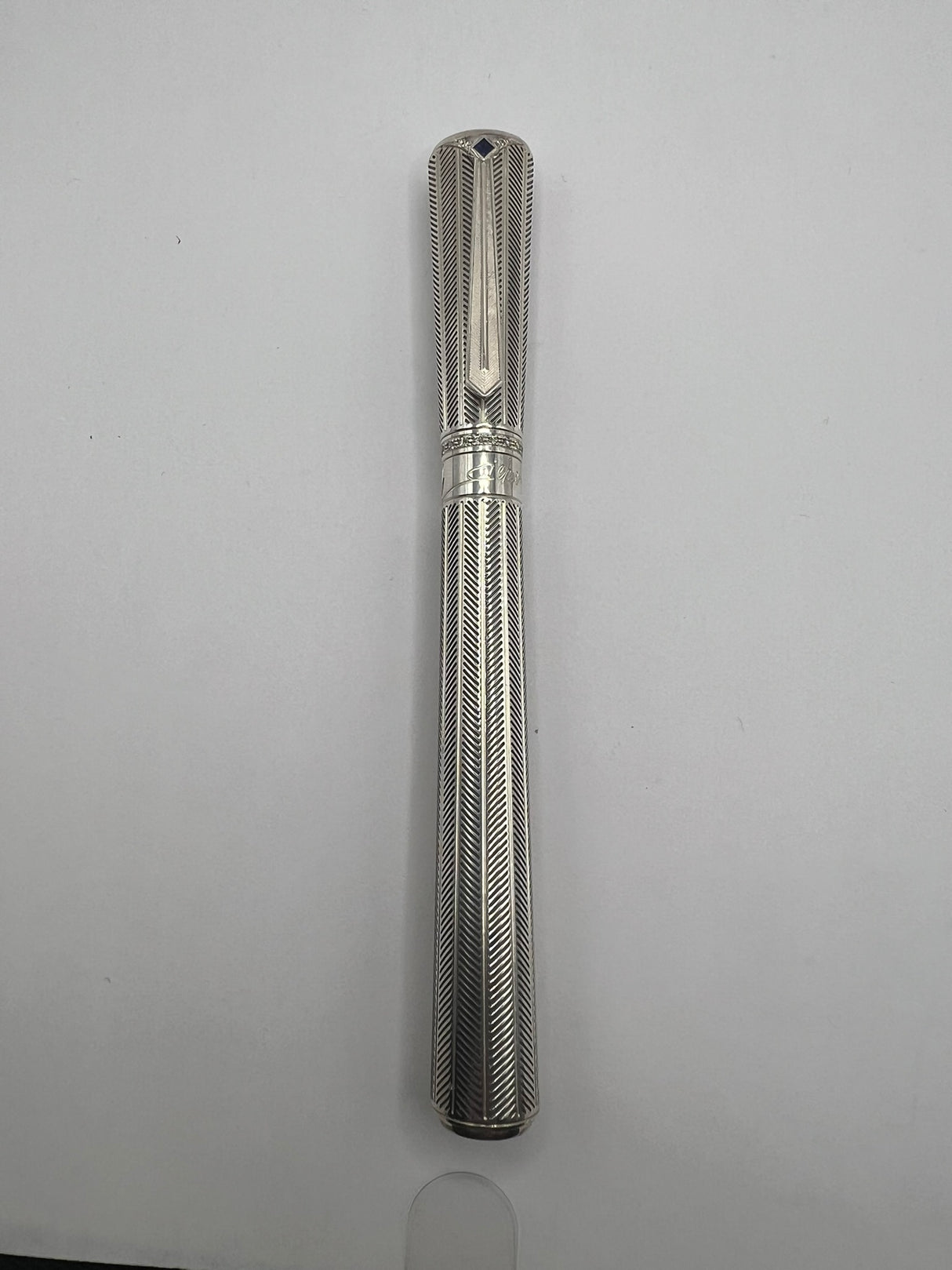 Montblanc Marlene Dietrich Sterling Silver & Diamond Limited Edition 1901 Fountain Pen - Medium 18kt Gold Nib