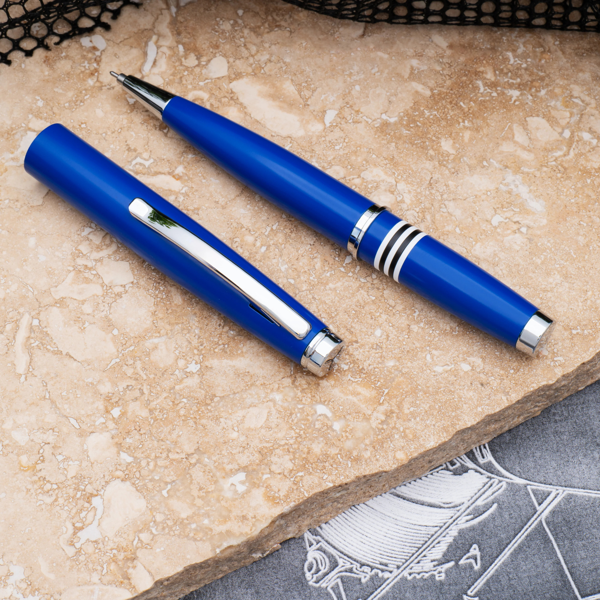 Monteverde USA Dakota Airforce Matte Blue Gel Pen Collection