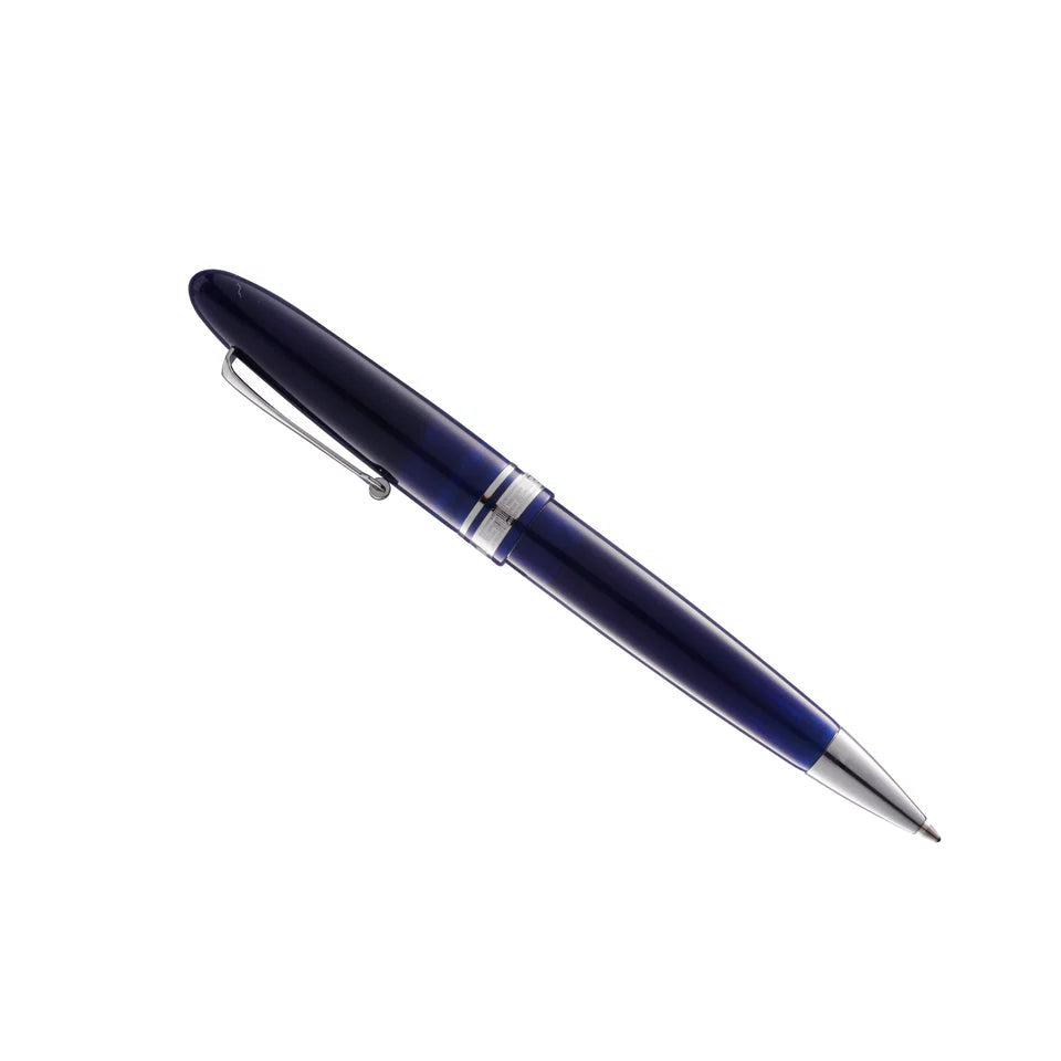 OMAS Ogiva Ballpoint Blue with Rhodium Trim