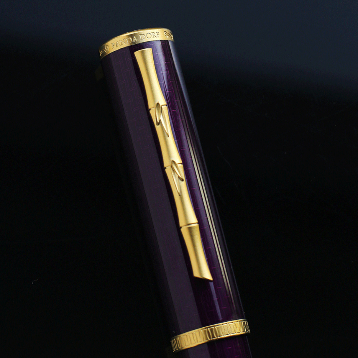 Panda Dorf Purple Bamboo Edition Fountain Pen Collection