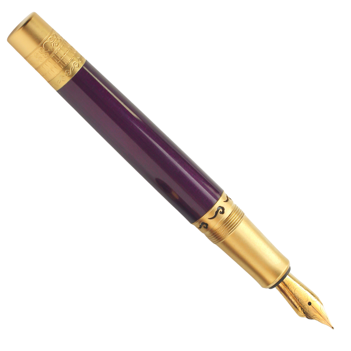 Panda Dorf Purple Bamboo Edition Fountain Pen Collection