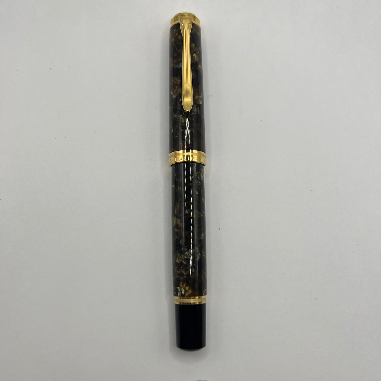 Pelikan Souveran Renaissance Brown M1000 Fountain Pen - Very Flexible Fine 18kt Gold Nib