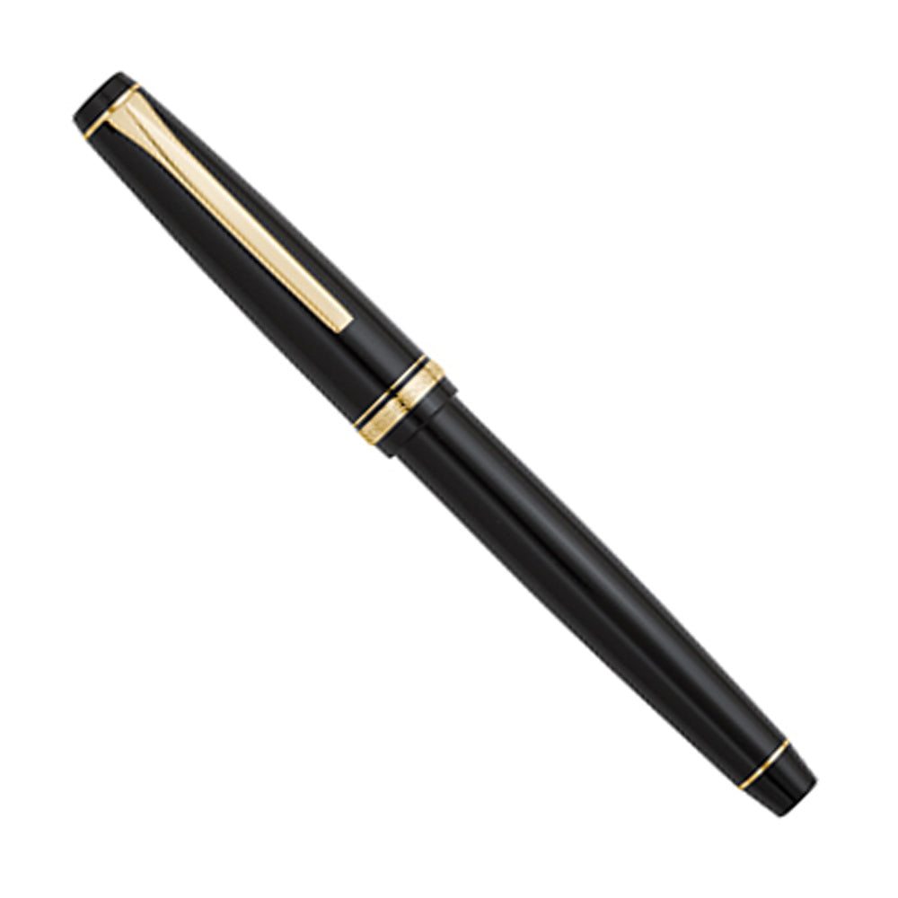 Pilot Falcon Black Gold Trim - Fountain Pen