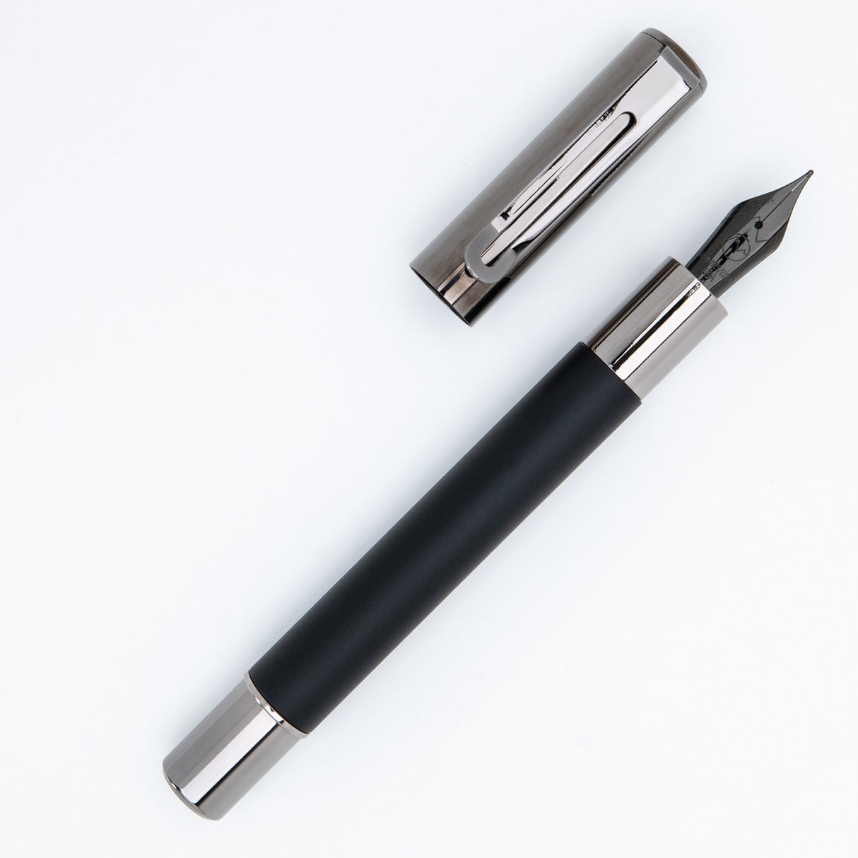 Monteverde USA® Ritma Anodized Black Fountain Pen w/ JoWo Nib