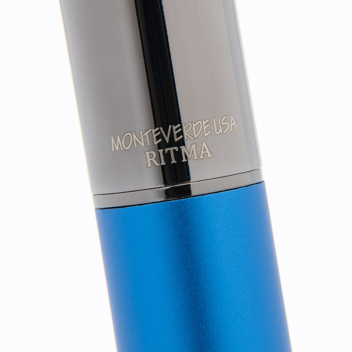 Monteverde USA® Ritma Anodized Blue Fountain Pen w/ JoWo Nib