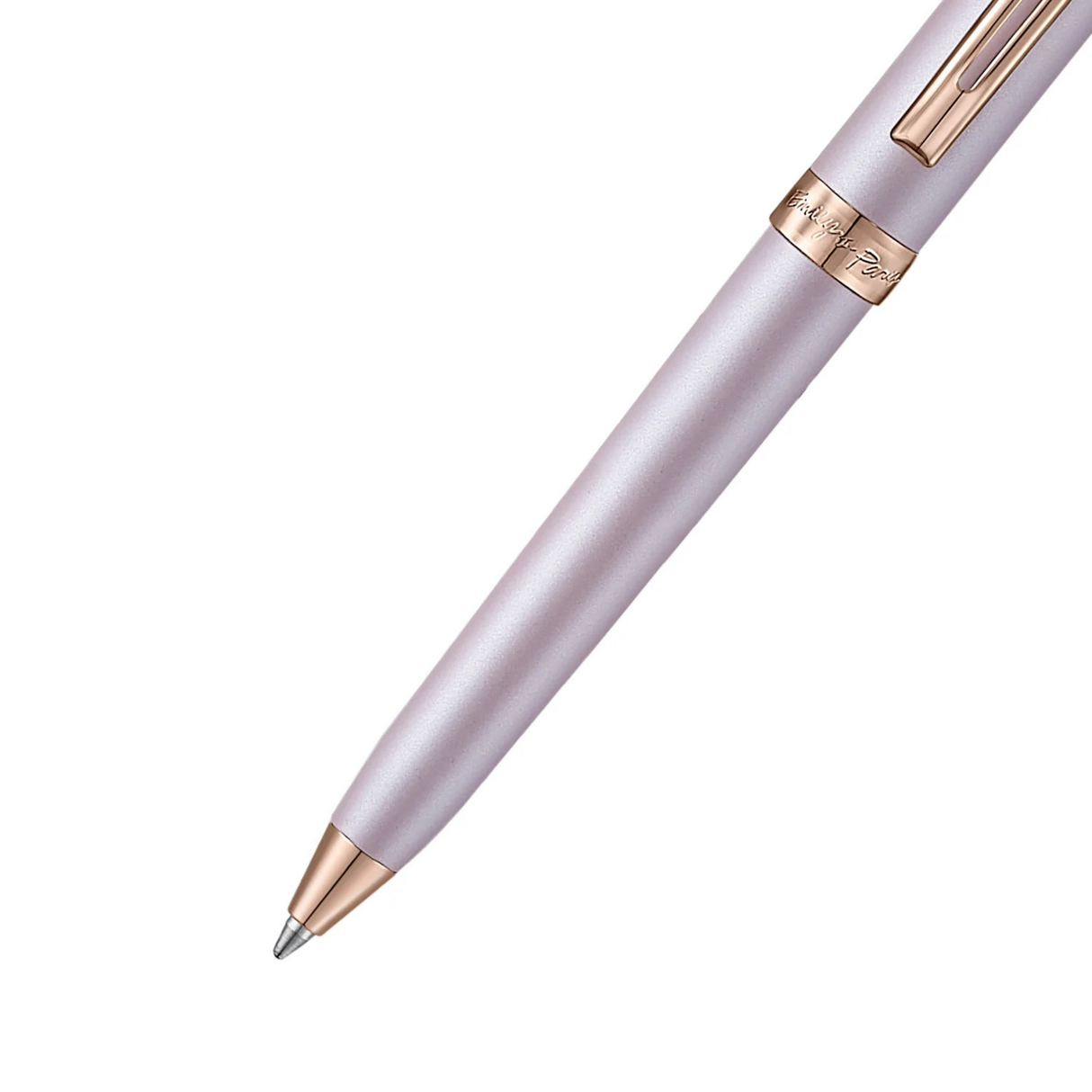 Sheaffer Emily in Paris Prelude Mini 9810 Pastel Pink and PVD Rose Gold Trims with Heart Emblem and Swarovski Crystal Ballpoint