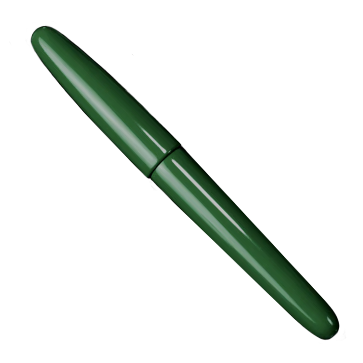 Wancher Dream Pen True Urushi Green w/ Chrome Plated Clip Fountain Pen