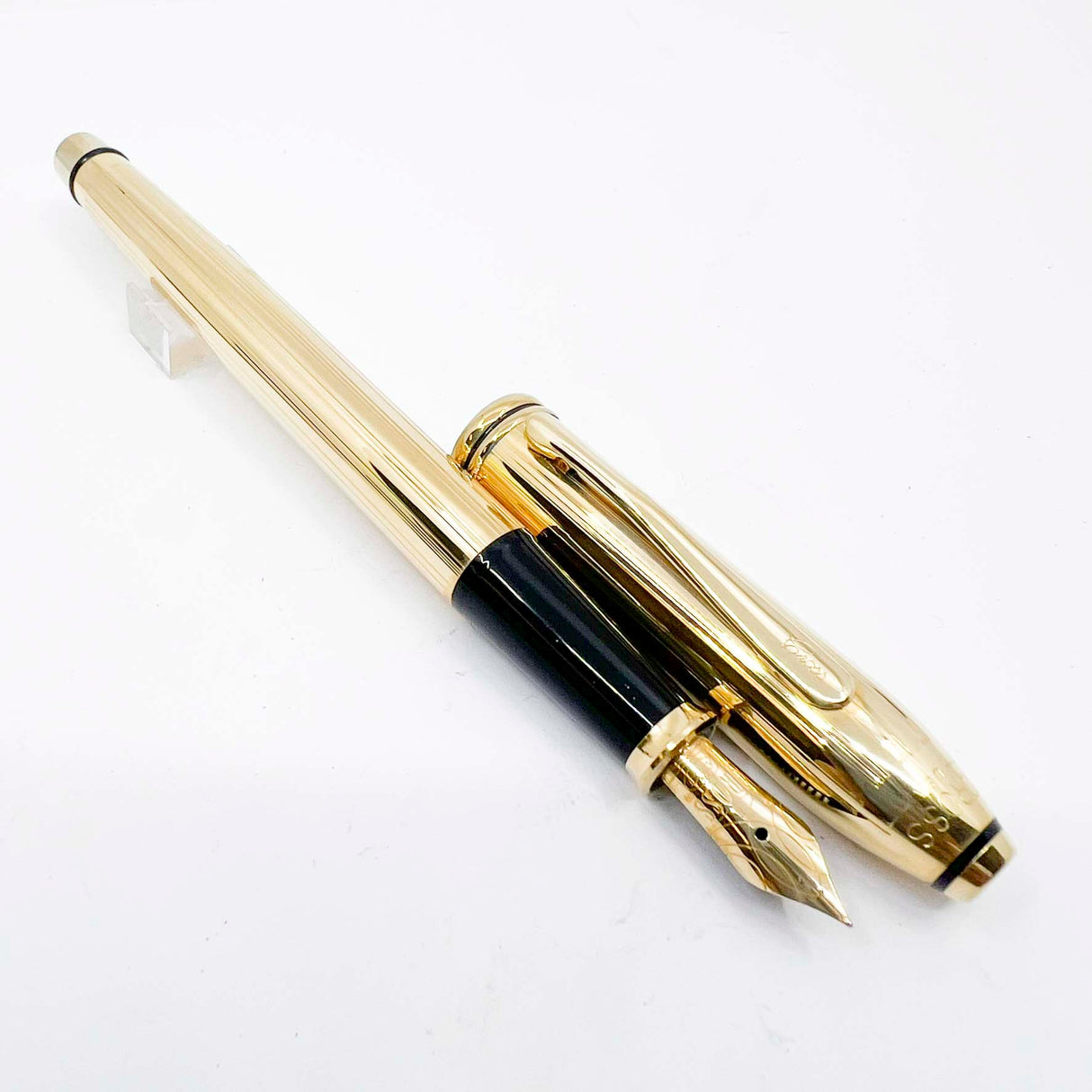 Cross Townsend 18kt Gold-Filled Fountain Pen - Made in USA - Fine 18kt Gold Nib
