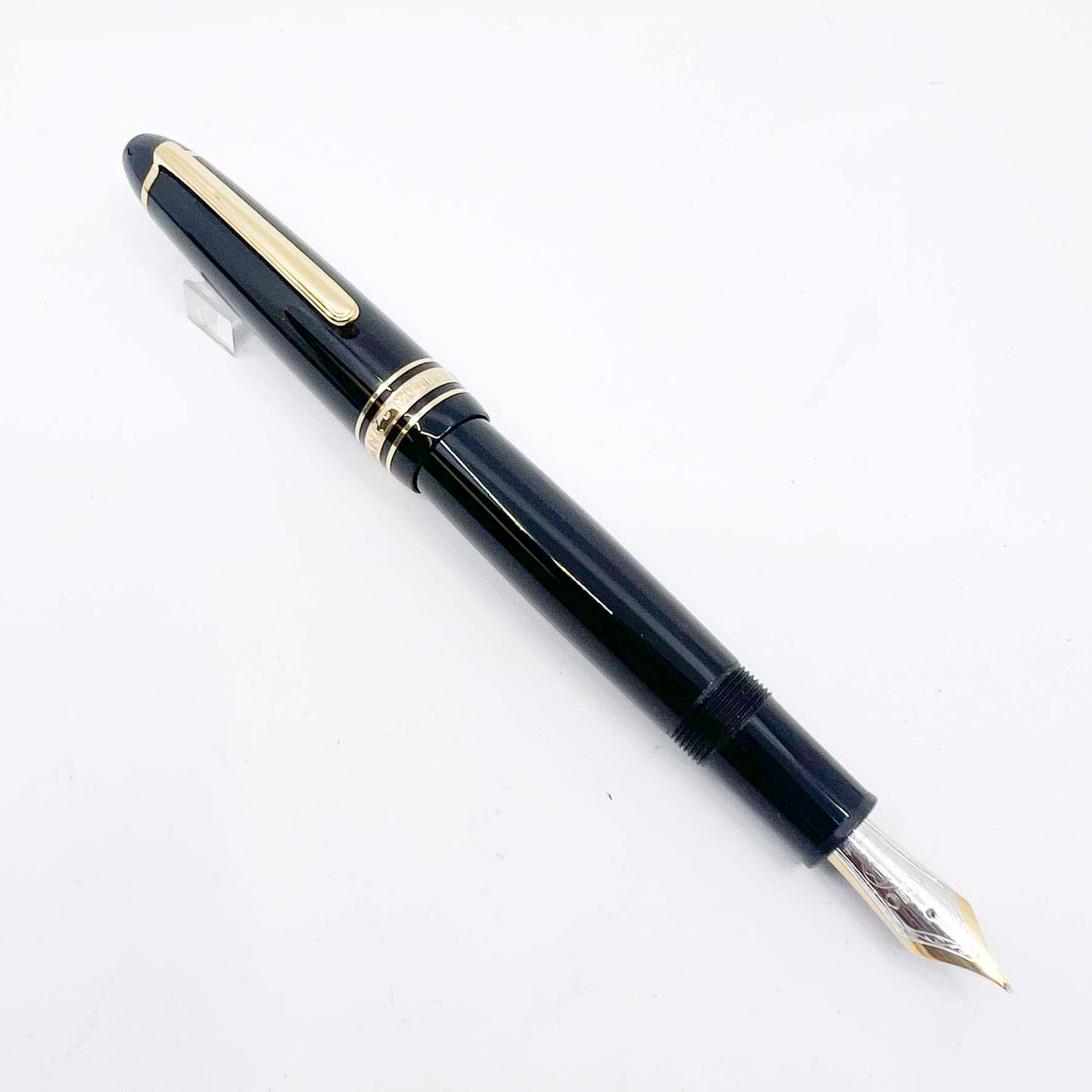 Montblanc #147 Traveler Black Resin CARTRIDGE-FILL LeGrand Meisterstuck Fountain Pen - Fine 14kt Gold Nib