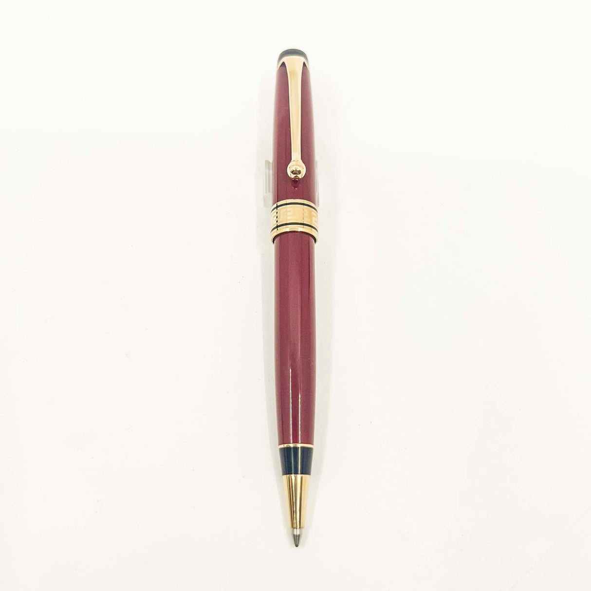 Aurora Optima Solid Burgundy Auroloide Ballpoint Pen Circa 2000
