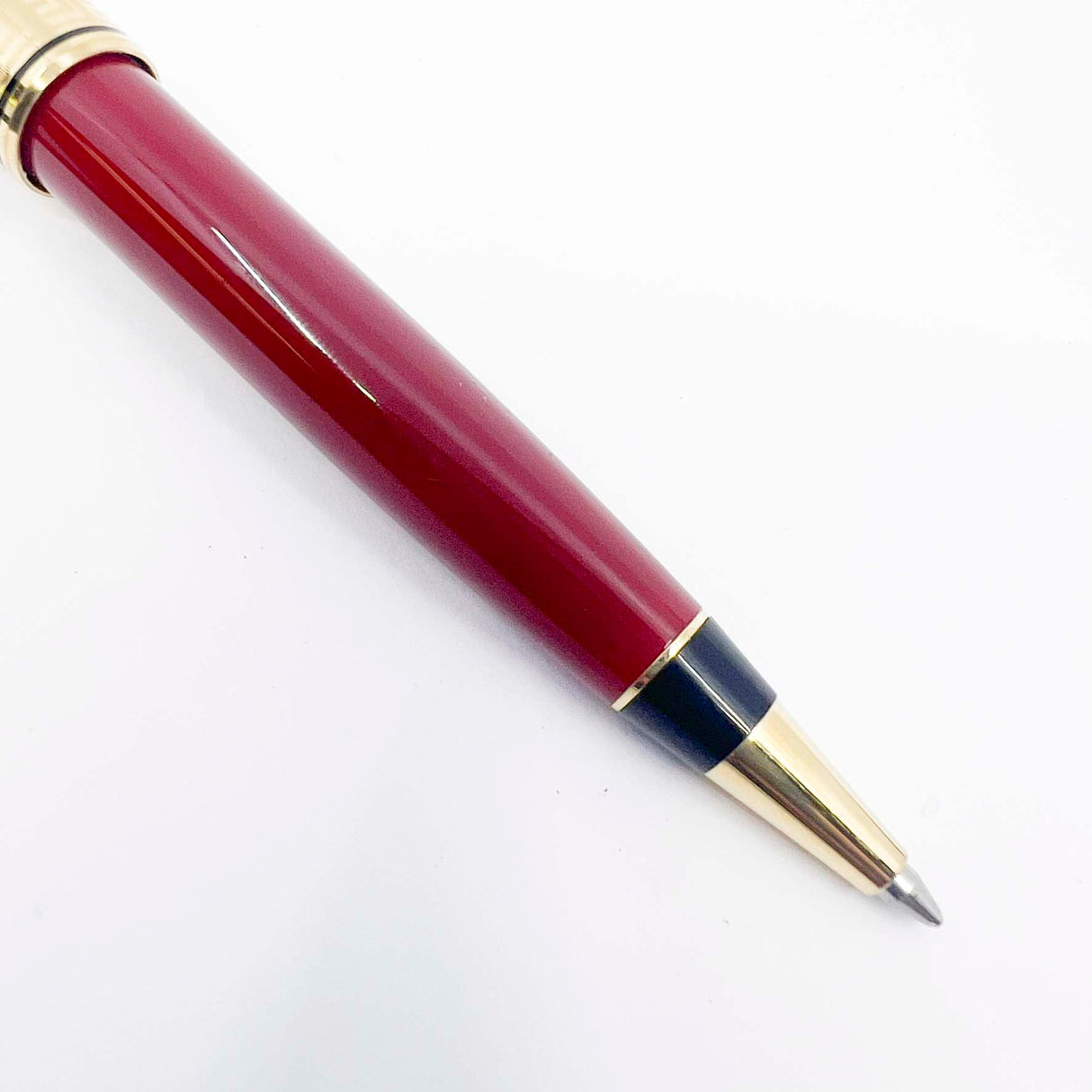 Aurora Optima Solid Burgundy Auroloide Ballpoint Pen Circa 2000