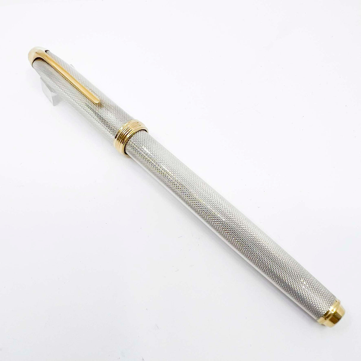 Cross Pinnacle Sterling Silver Barleycorn Rollerball - Made in USA Circa 1999