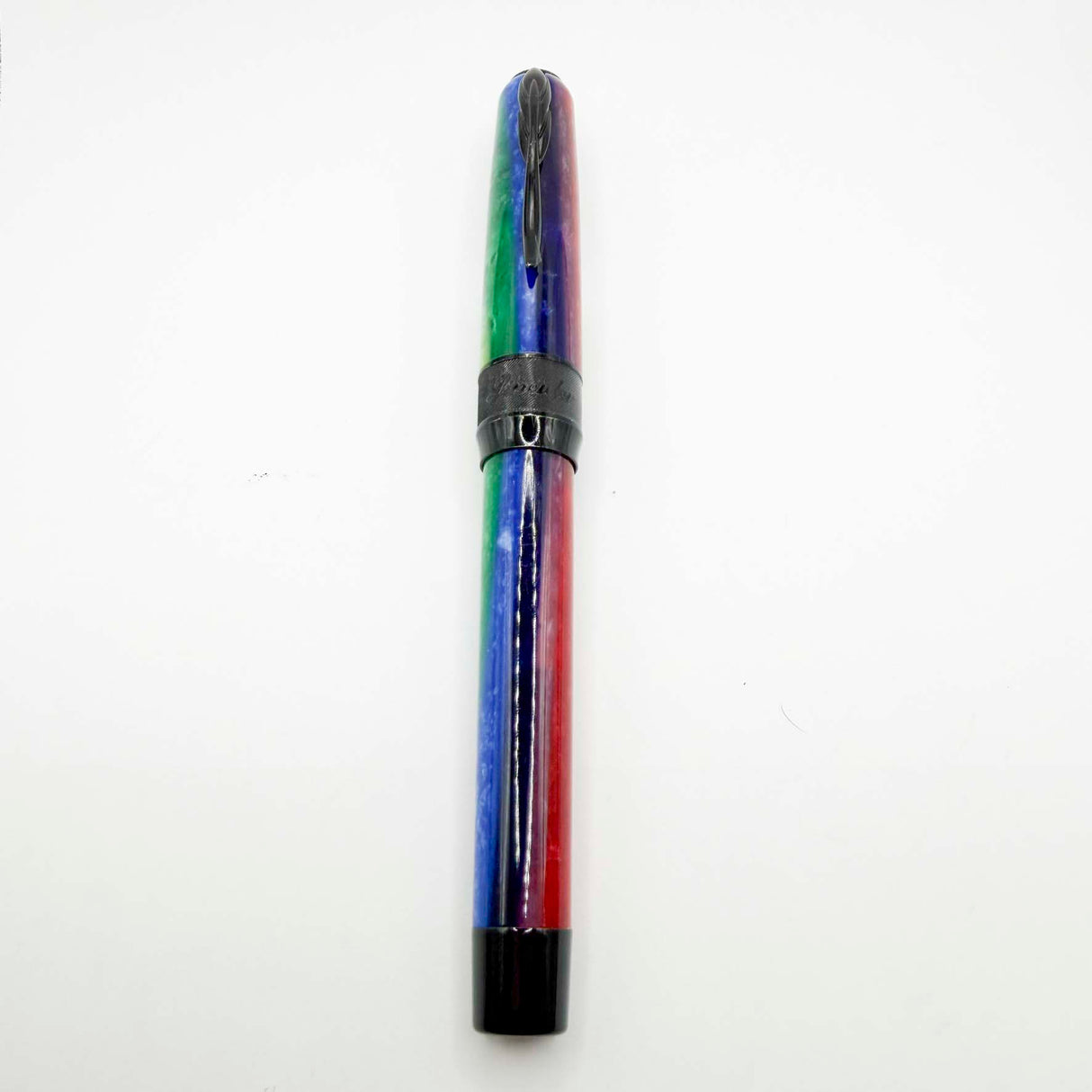 Pineider Arco Stilo Rainbow Fountain Pen Limited Edition La Grande Belezza - Fine 14kt Gold Quill Nib