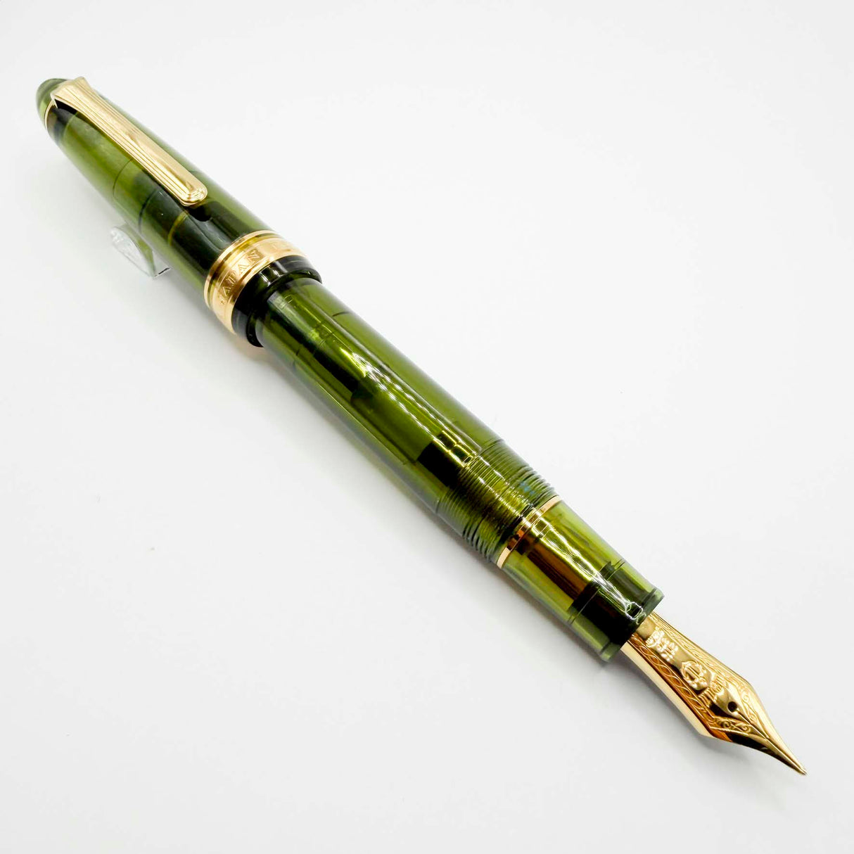 Sailor 1911L Large Kagero Green Limited Edition Fountain Pen (A 2020 Pen Boutique Exclusive) - Broad 21kt Gold Nib