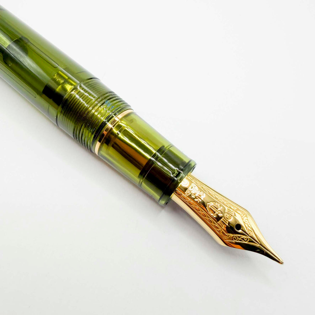 Sailor 1911L Large Kagero Green Limited Edition Fountain Pen (A 2020 Pen Boutique Exclusive) - Broad 21kt Gold Nib