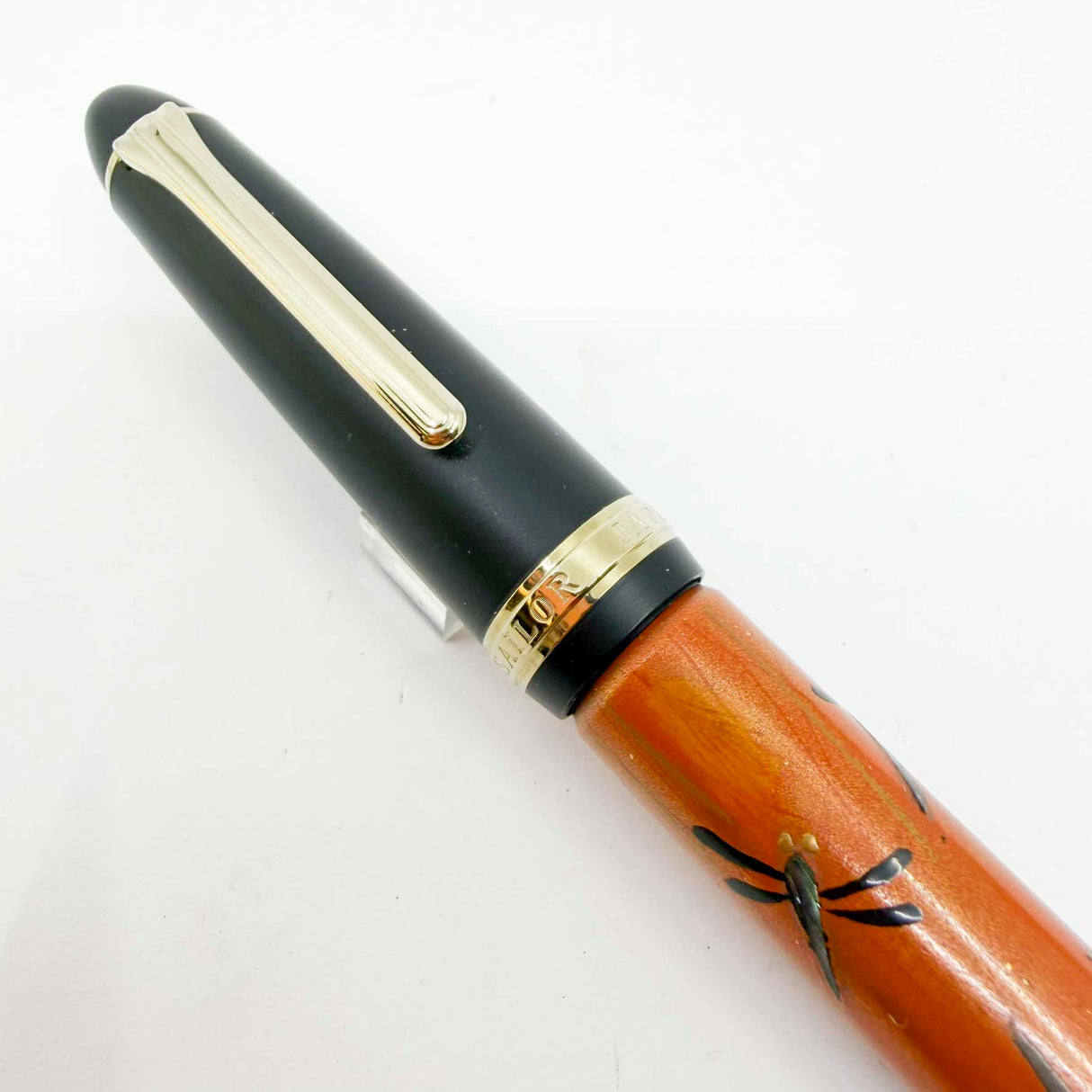 Sailor Negoro Nuri Red Meteor FP5 Long Bodied Dragonfly Fountain Pen - Naginata Cross Emperor 21kt Gold Nib!! RARE!