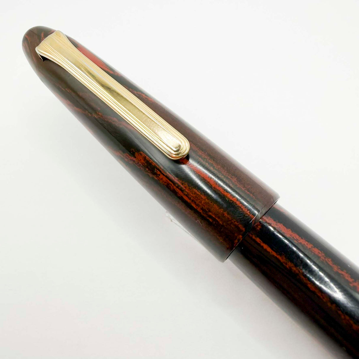 Sailor King of Pen Woodgrain Ebonite Fountain Pen - Medium 21kt Gold Nib