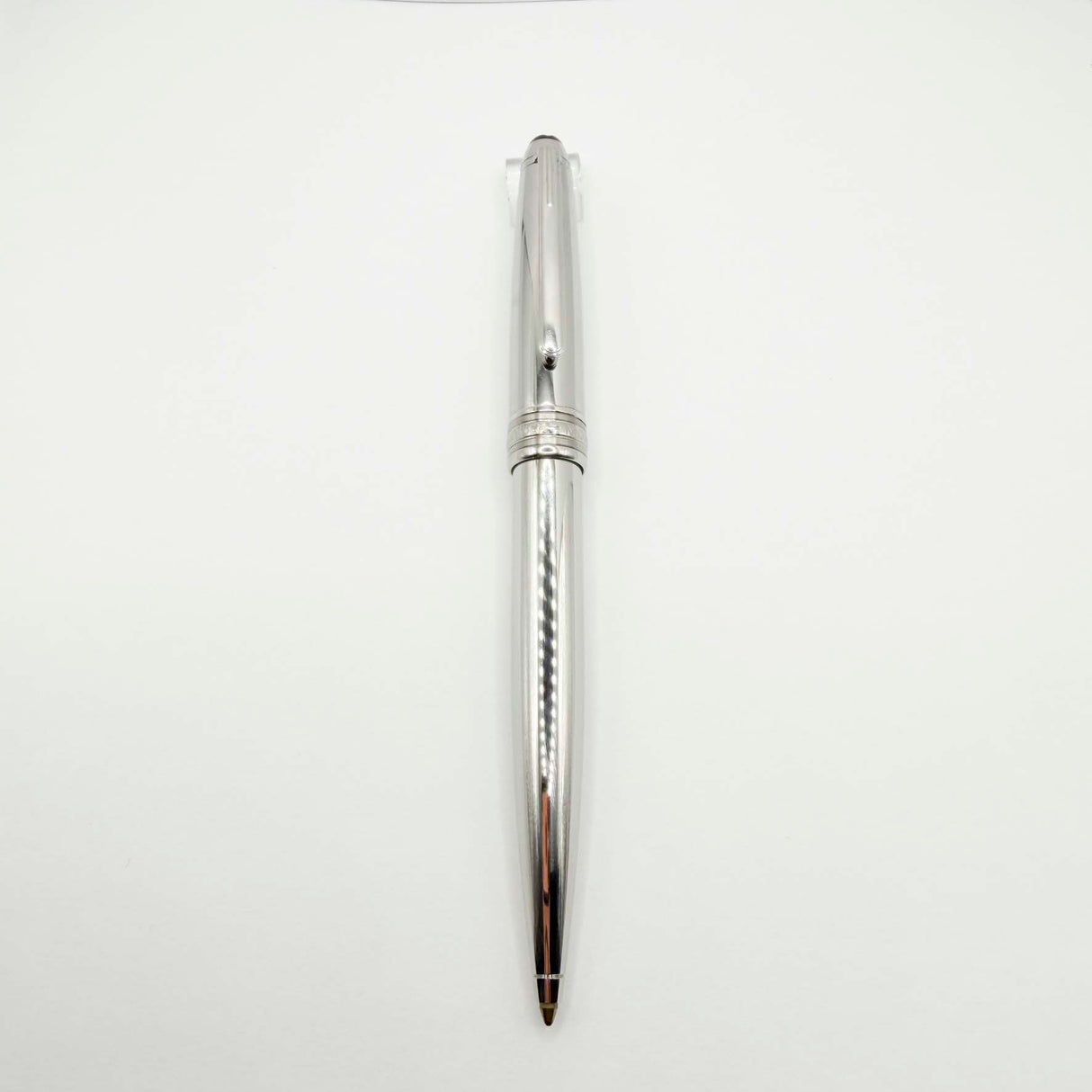Montblanc Meisterstuck Solitaire Stainless Steel 164 Ballpoint Pen (No Pattern)