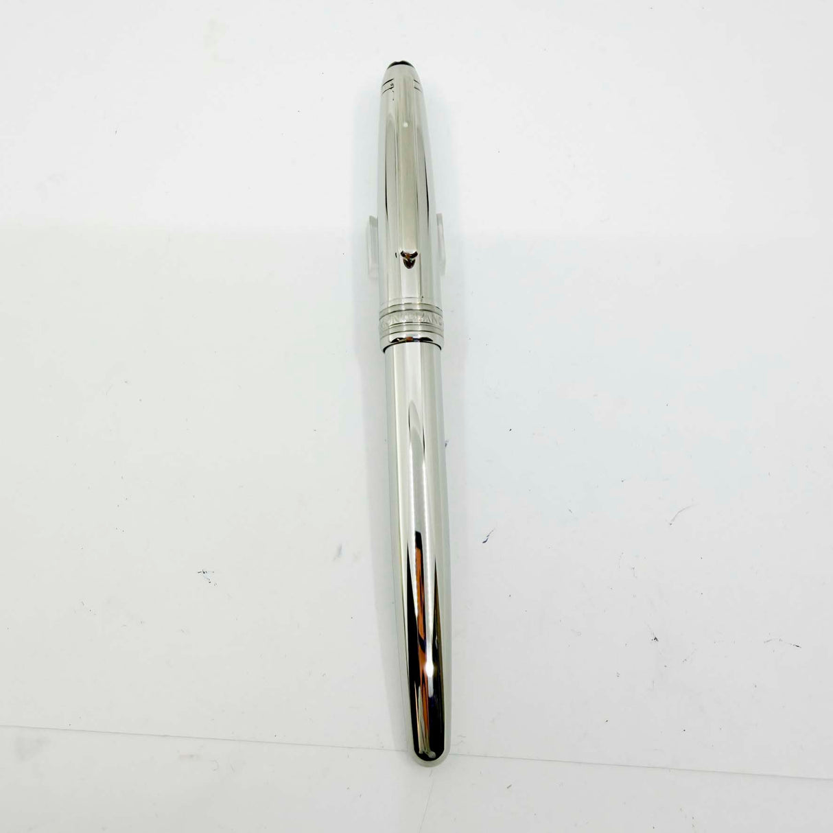 Montblanc Meisterstuck Solitaire Stainless Steel 163 Rollerball (No Pattern)