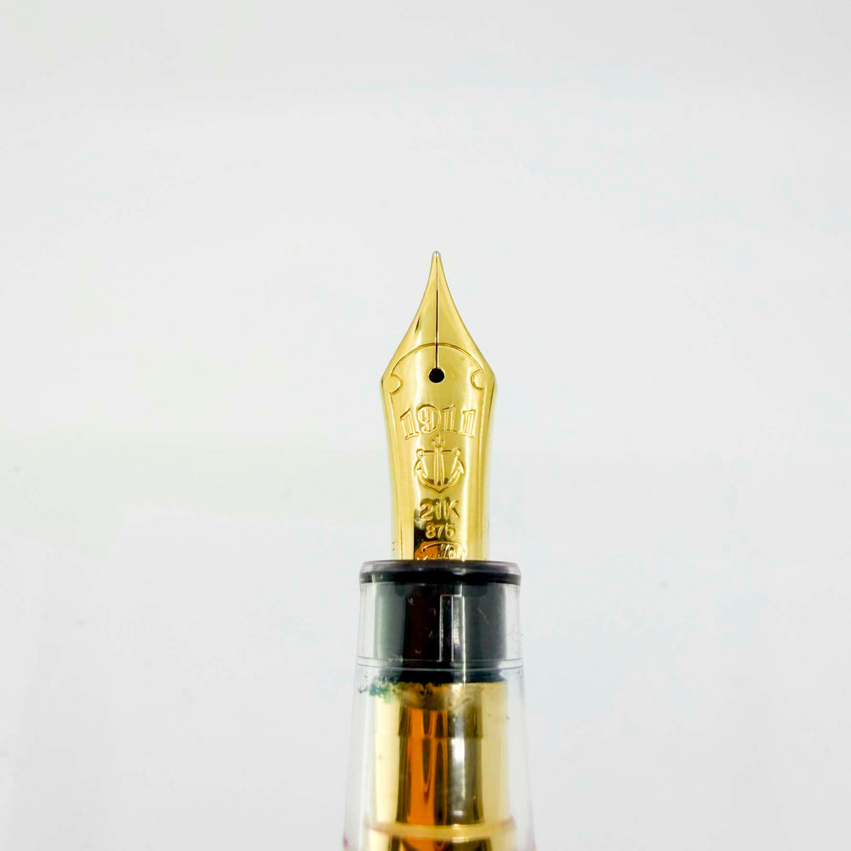 Sailor 1911L Large Transparent Demonstrator Fountain Pen - Medium 21kt Gold Nib