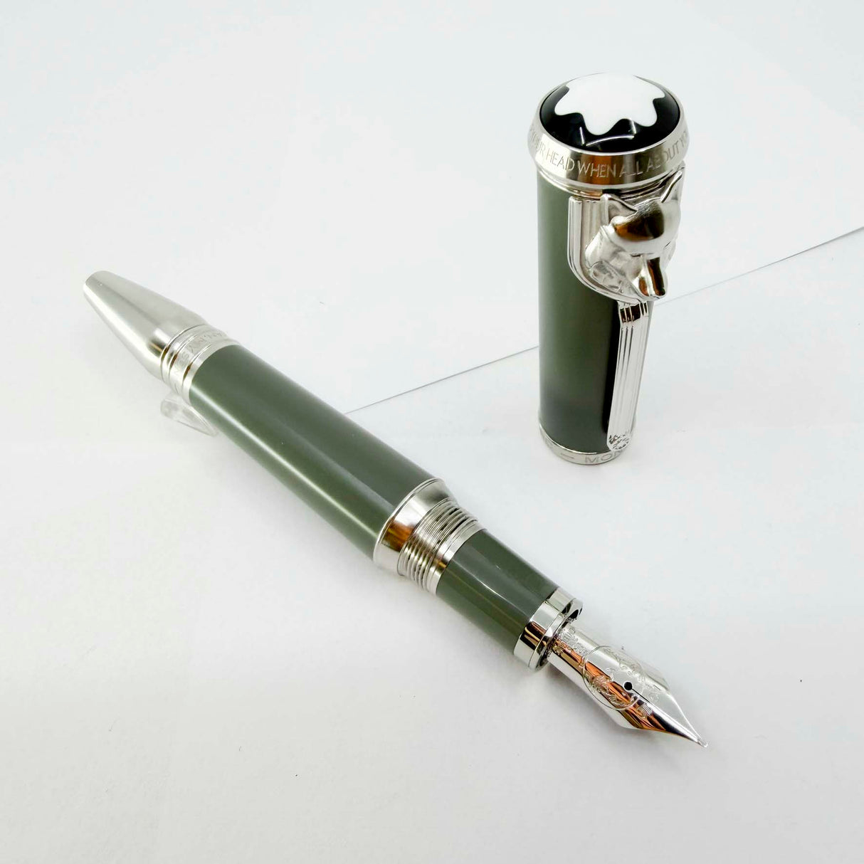Montblanc Writer Series Rudyard Kipling Limited Edition Fountain Pen - Fine 18kt Gold Nib